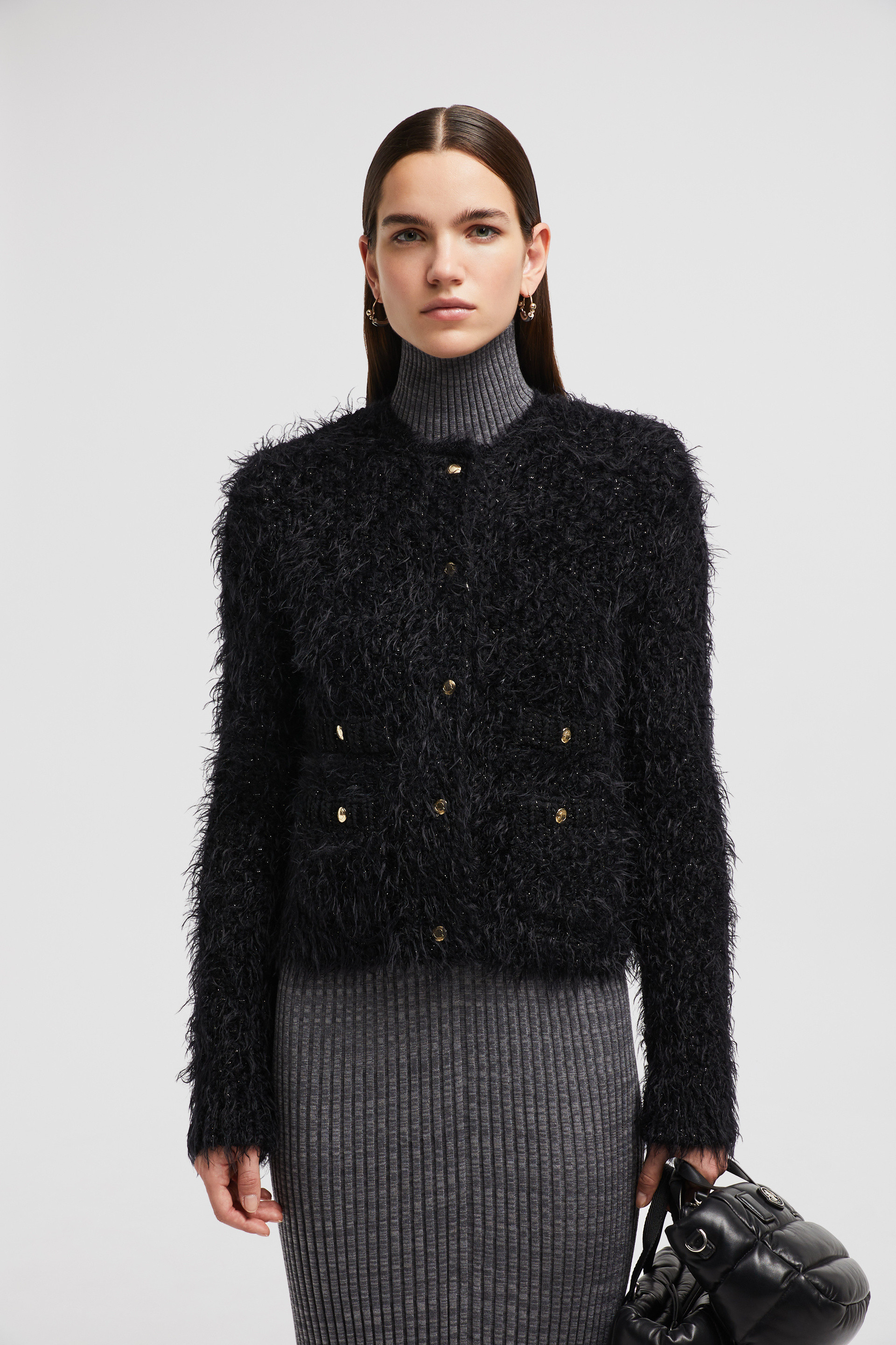 Amazon | [モンクレール] CARDIGAN TRICOT フードロゴ ニット
