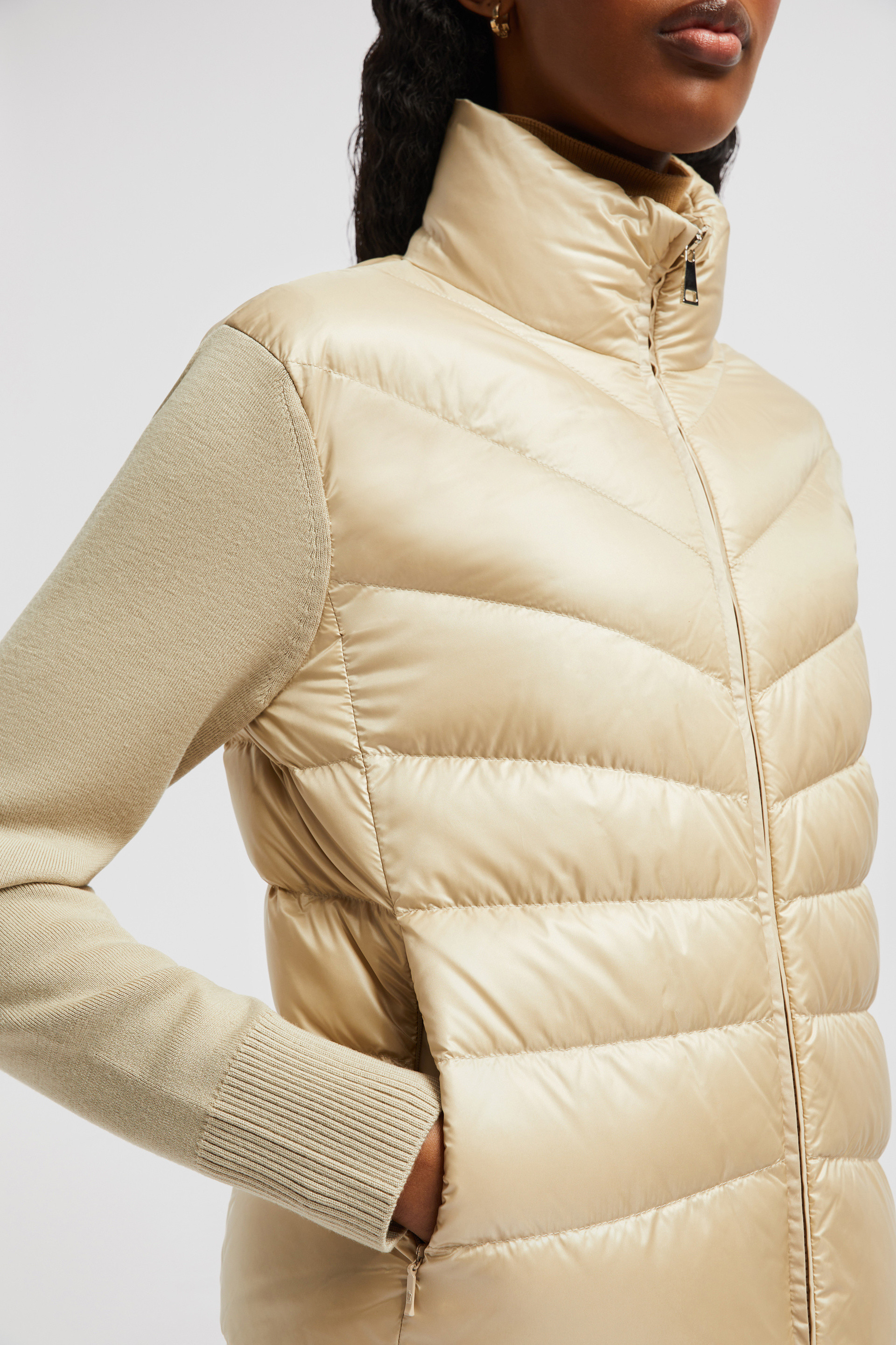 Moncler knit jacket womens deals