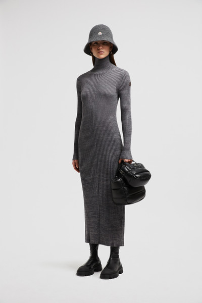 ★【MONCLER】Abito midi dolcevita in lana★ミディドレス Abito midi dolcevita in lana Grigio - Abiti Donna | Moncler IT