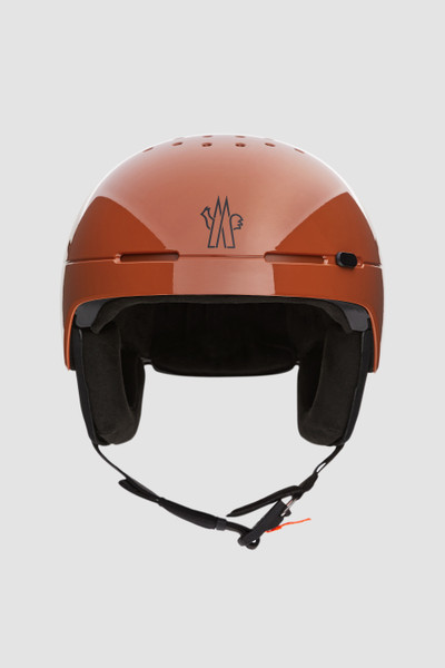Orange Logo Ski Helmet Ski Helmets for Men Moncler PL
