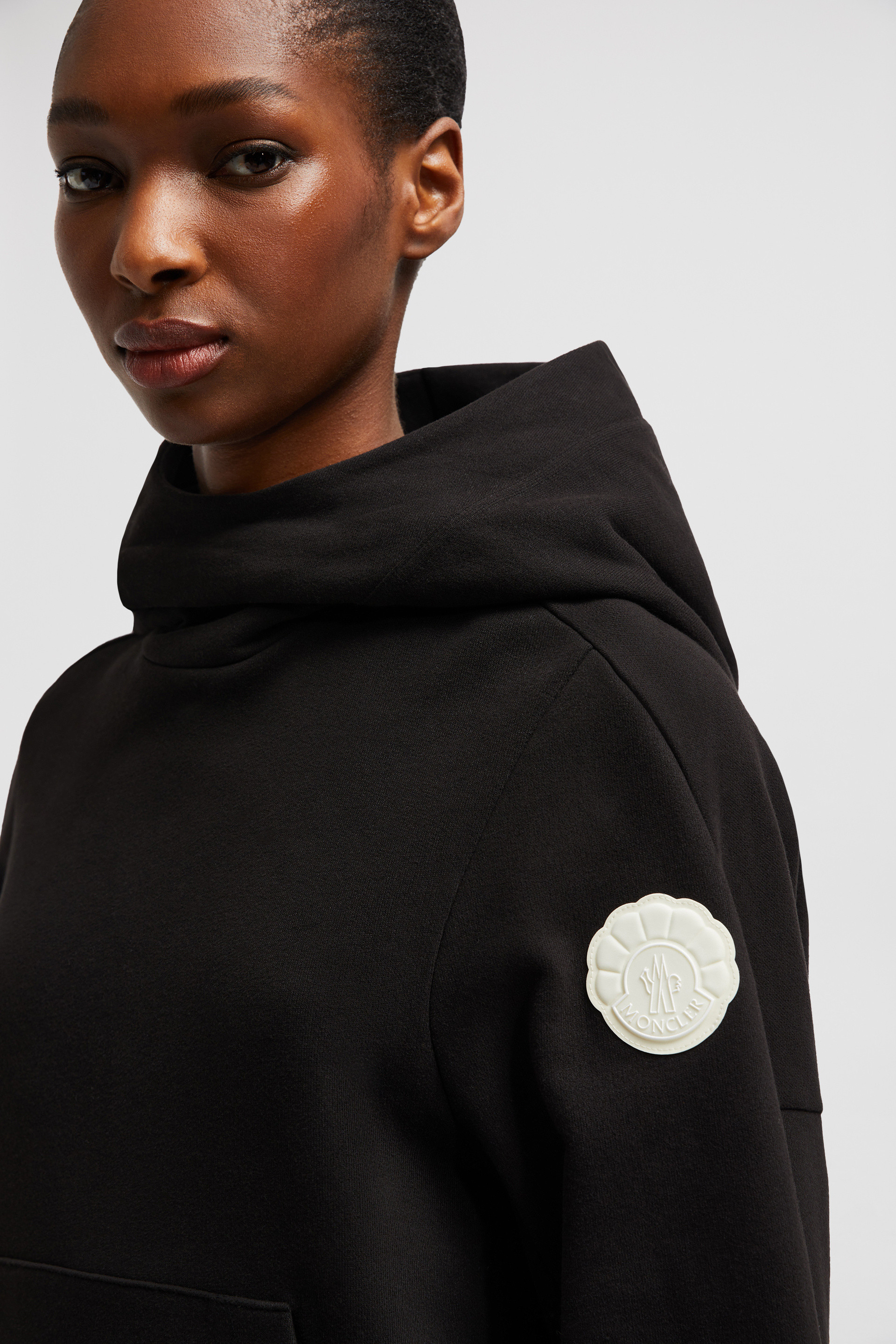 Black Moncler x Lulu Li Cotton Hoodie - Sweatshirts for