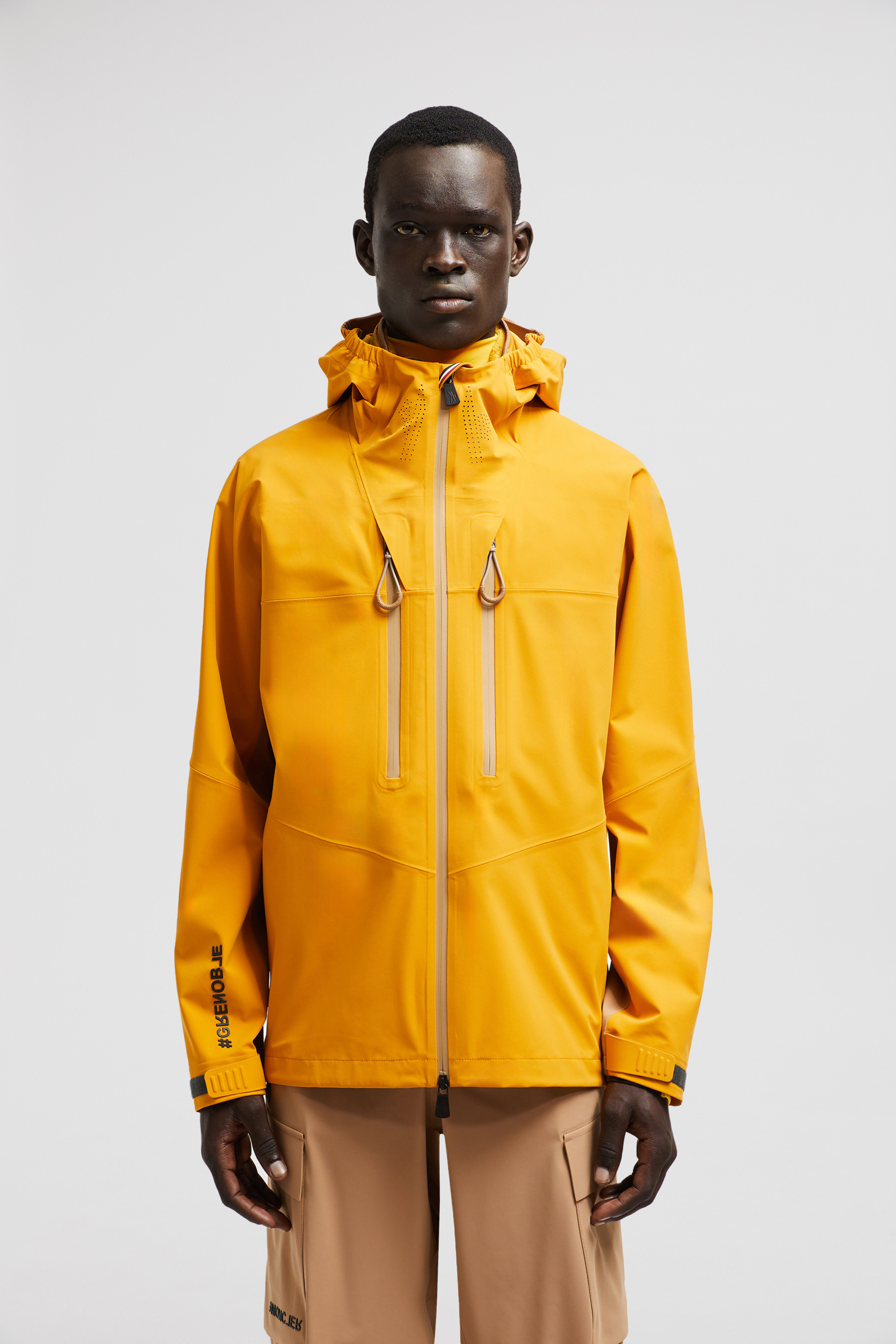 Moncler yellow coat online