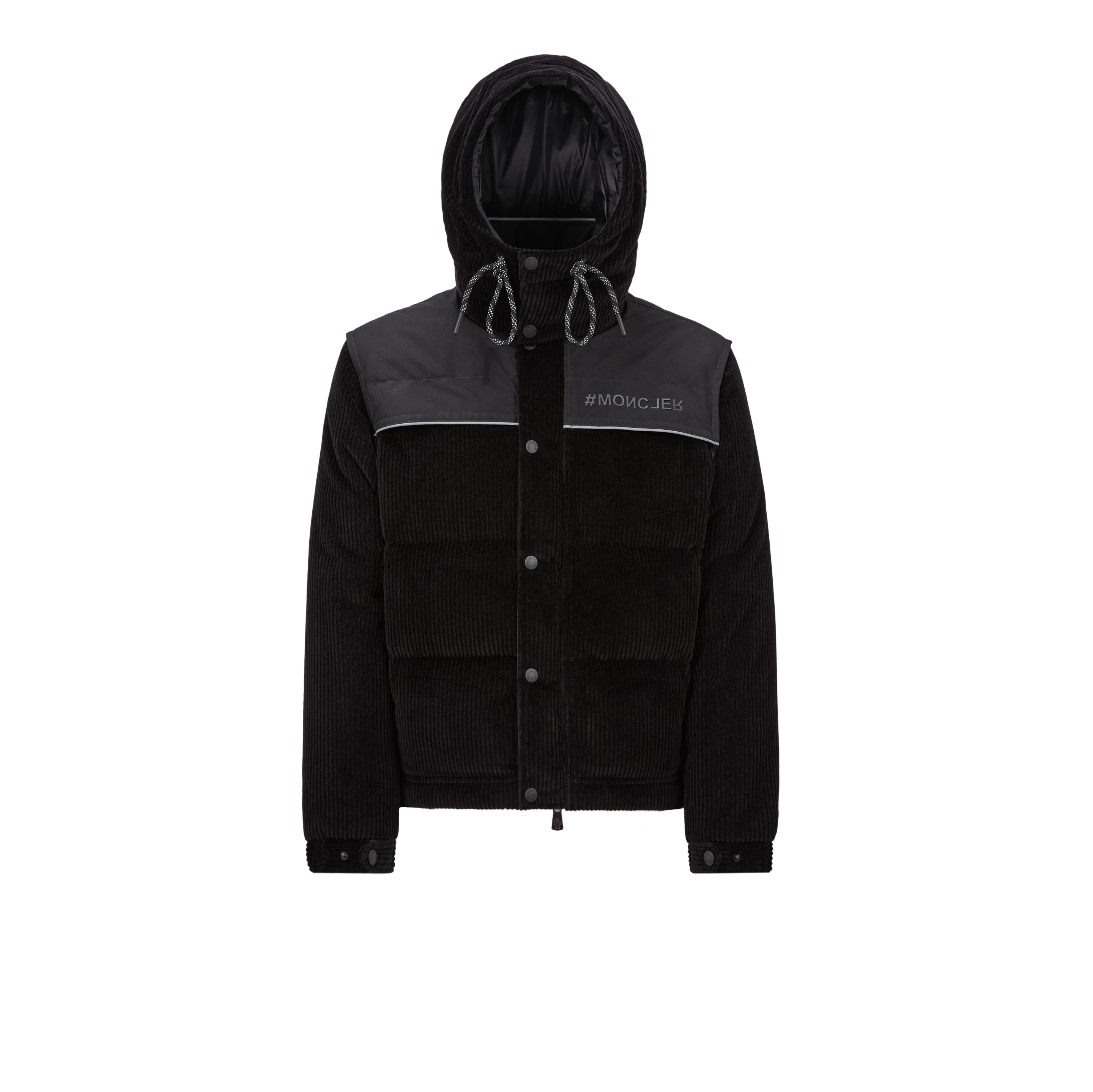 Shop Moncler Doudoune Courte Desot In Black