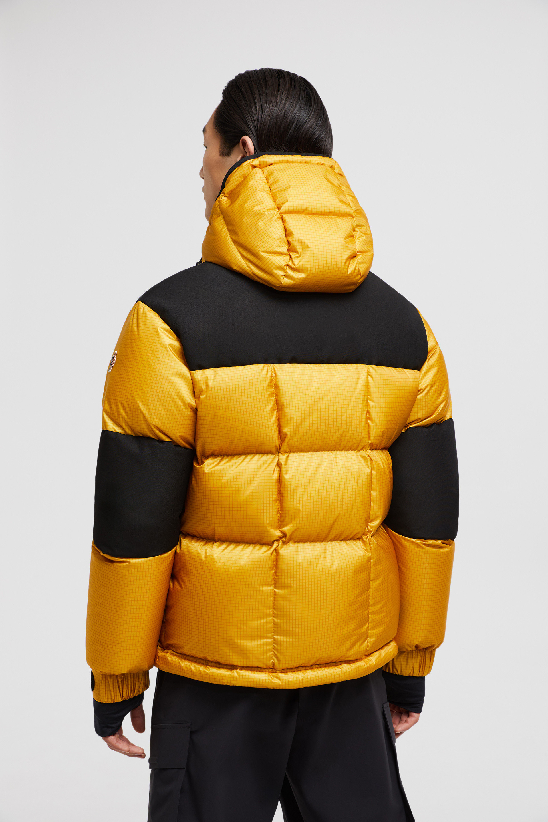 Moncler tracksuit black and yellow hotsell