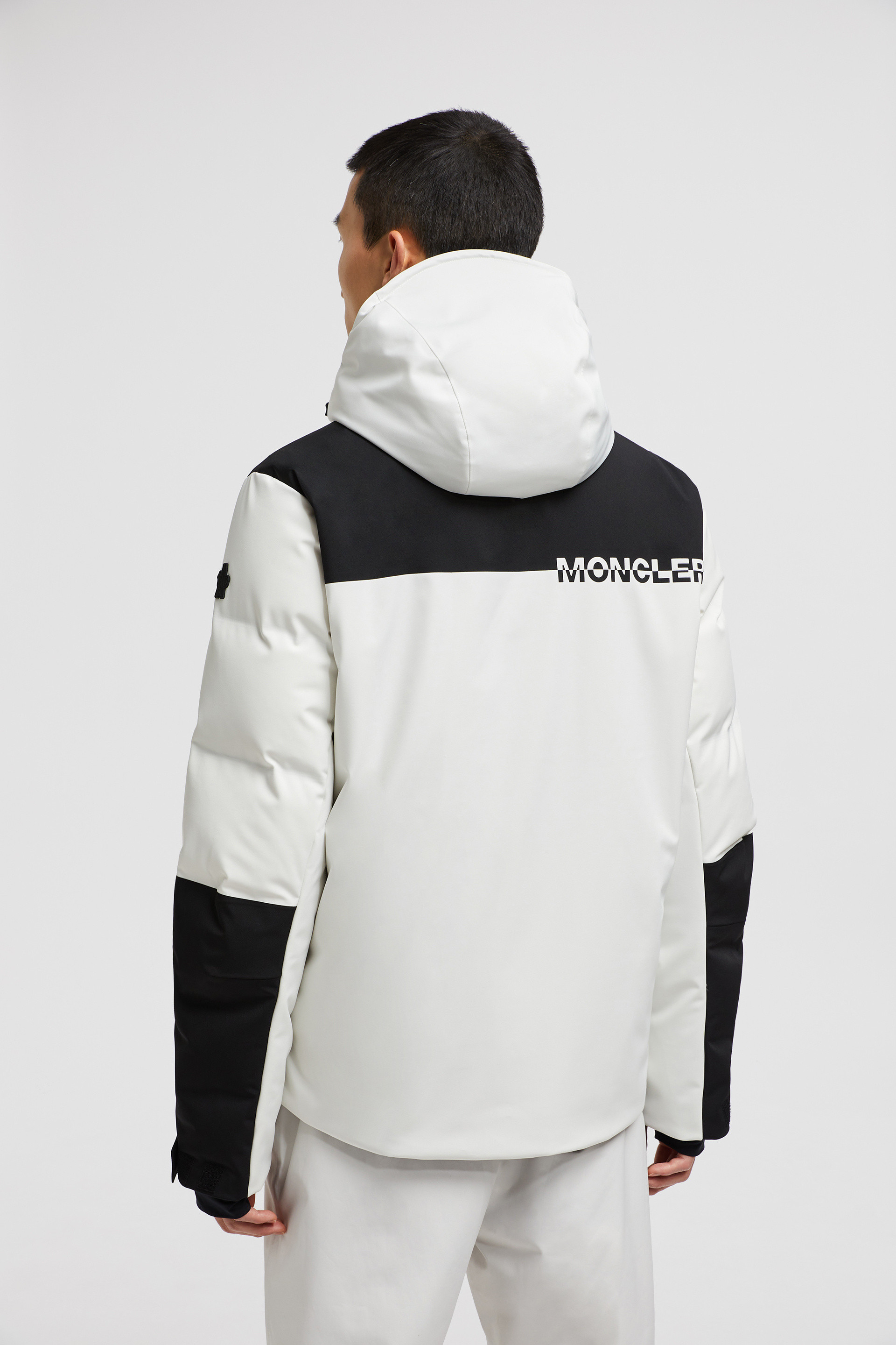 Moncler black and white coat online