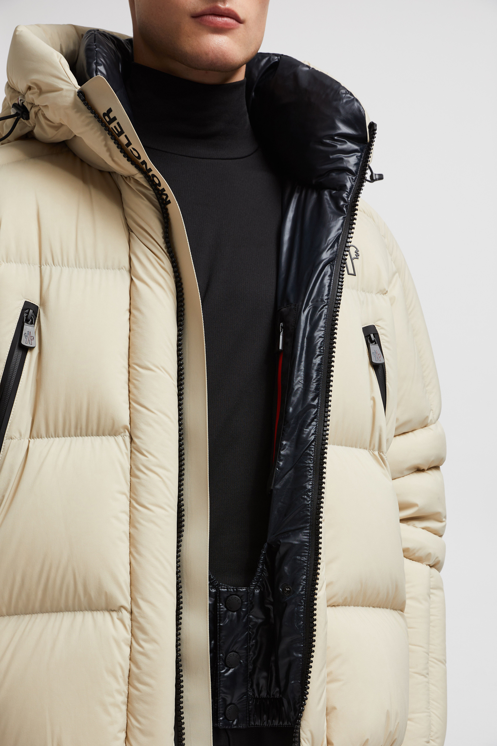 White Ivory Cherferie Down Ski Jacket - Short Down Jackets White Ivory Cherferie Down Ski Jacket - Short Down Jackets