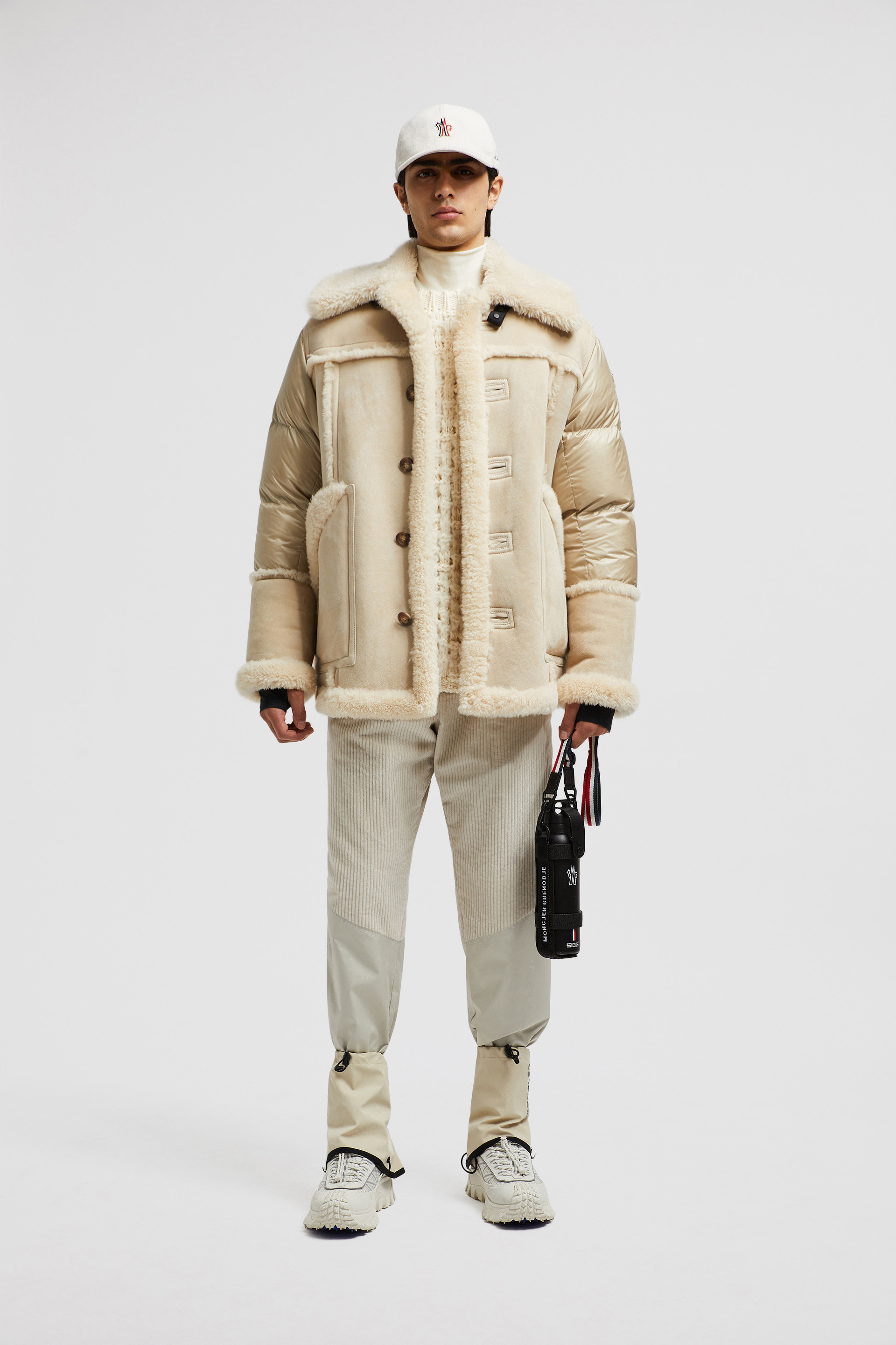 Moncler shearling on sale