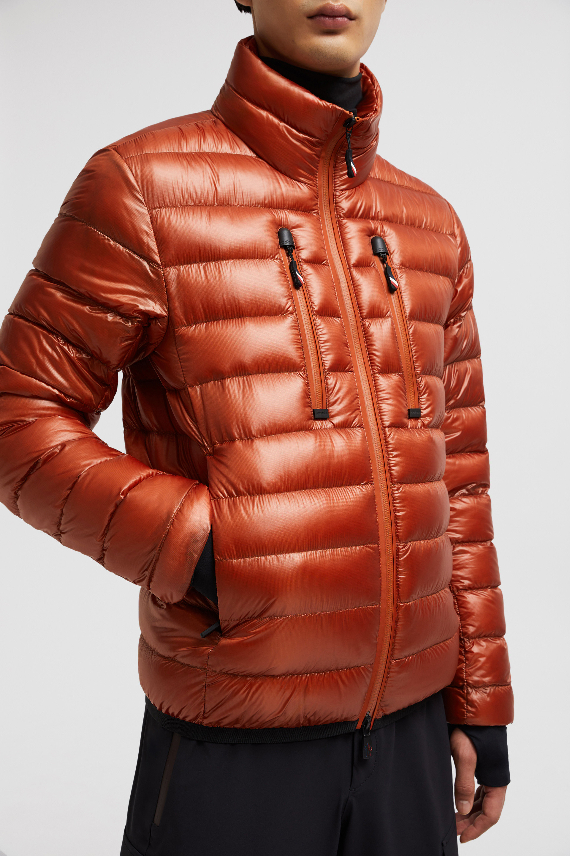 Doudoune moncler homme orange best sale