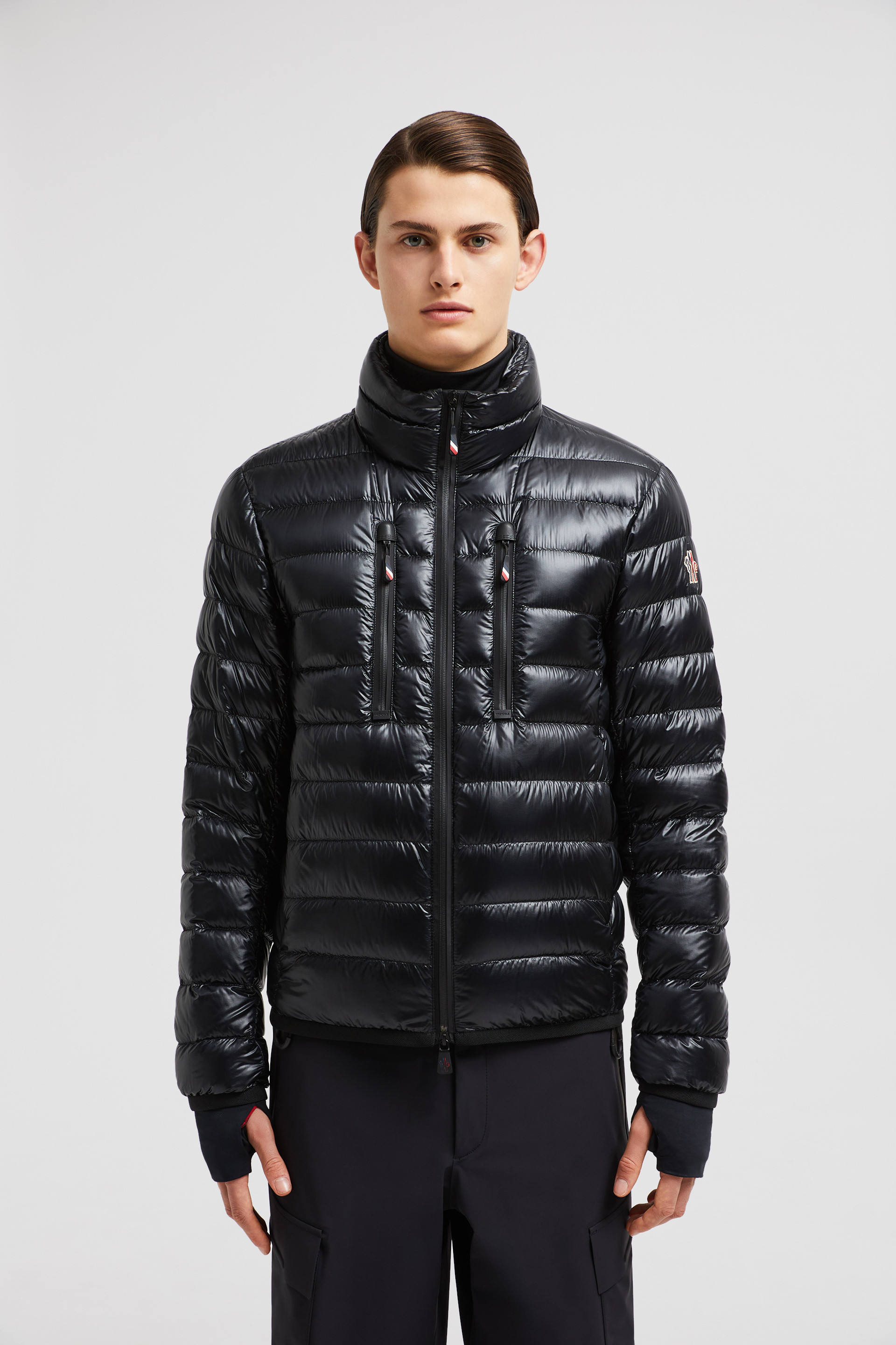 Black Hers Short Down Jacket Short Down Jackets for Men Moncler HK