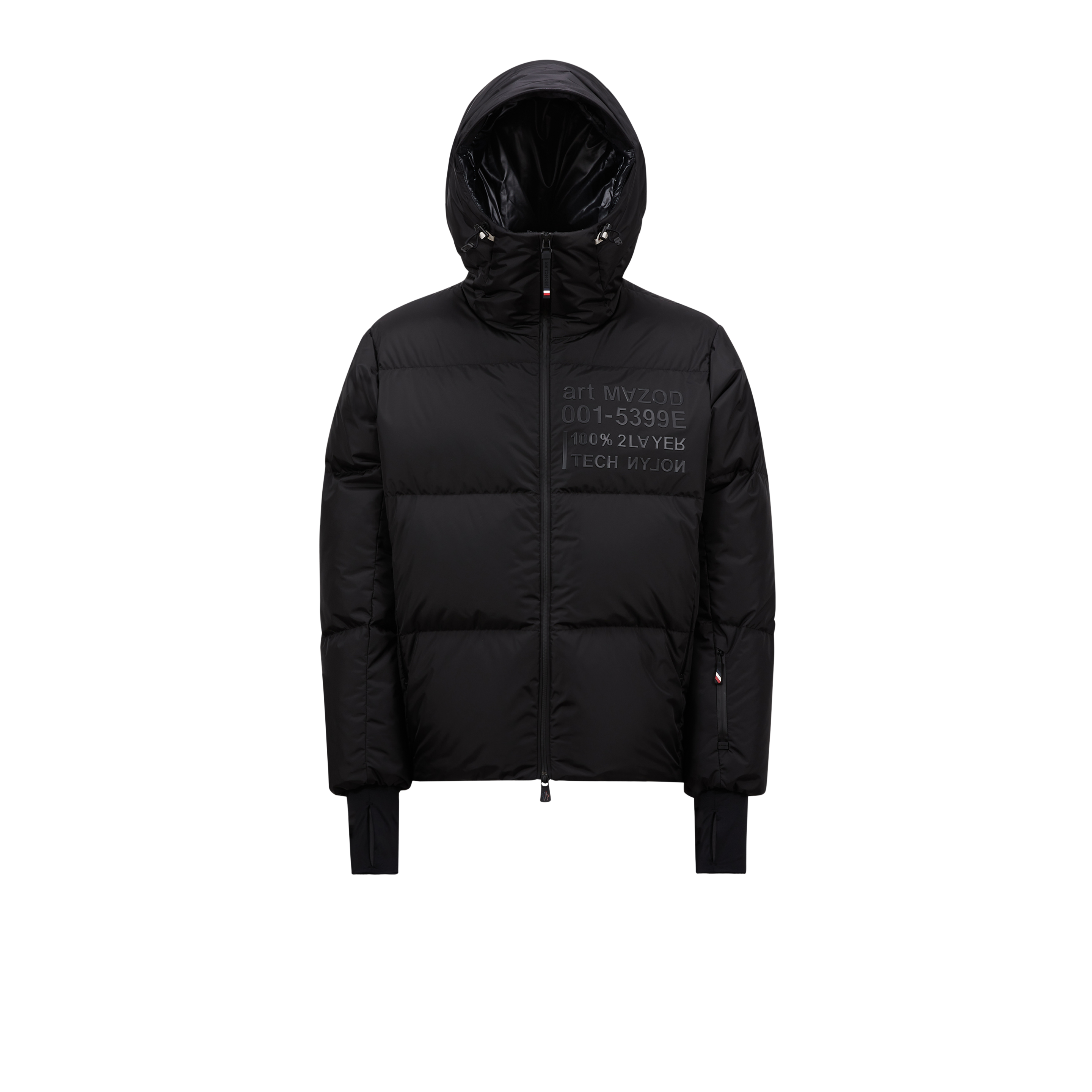 Moncler Logo-patch Padded Jacket In Black
