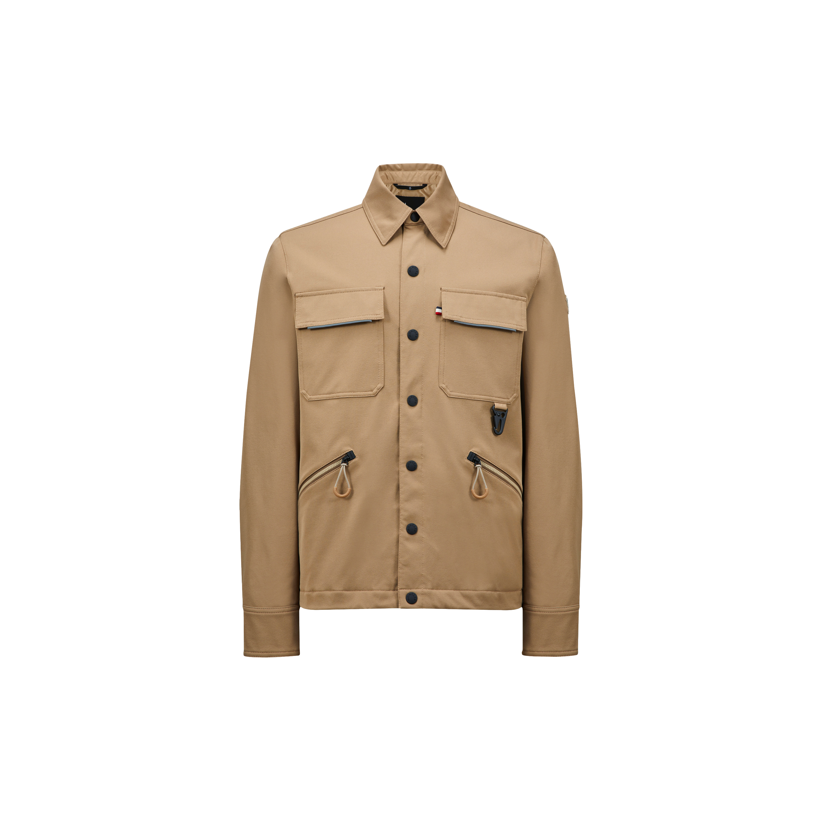 Moncler Veste-chemise Vadret In Beige