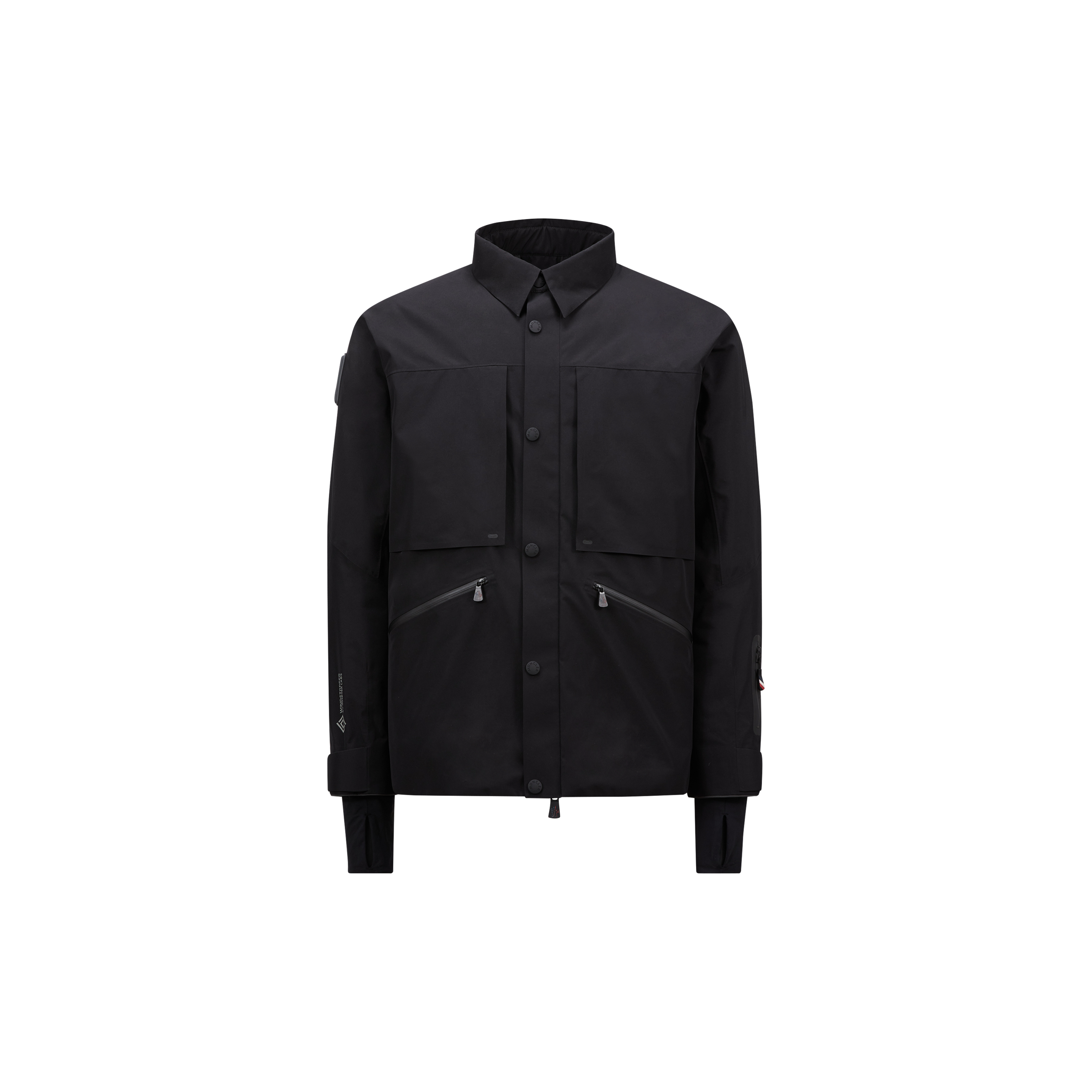 Moncler Veste Chemise Gorner En Gore-tex In Black