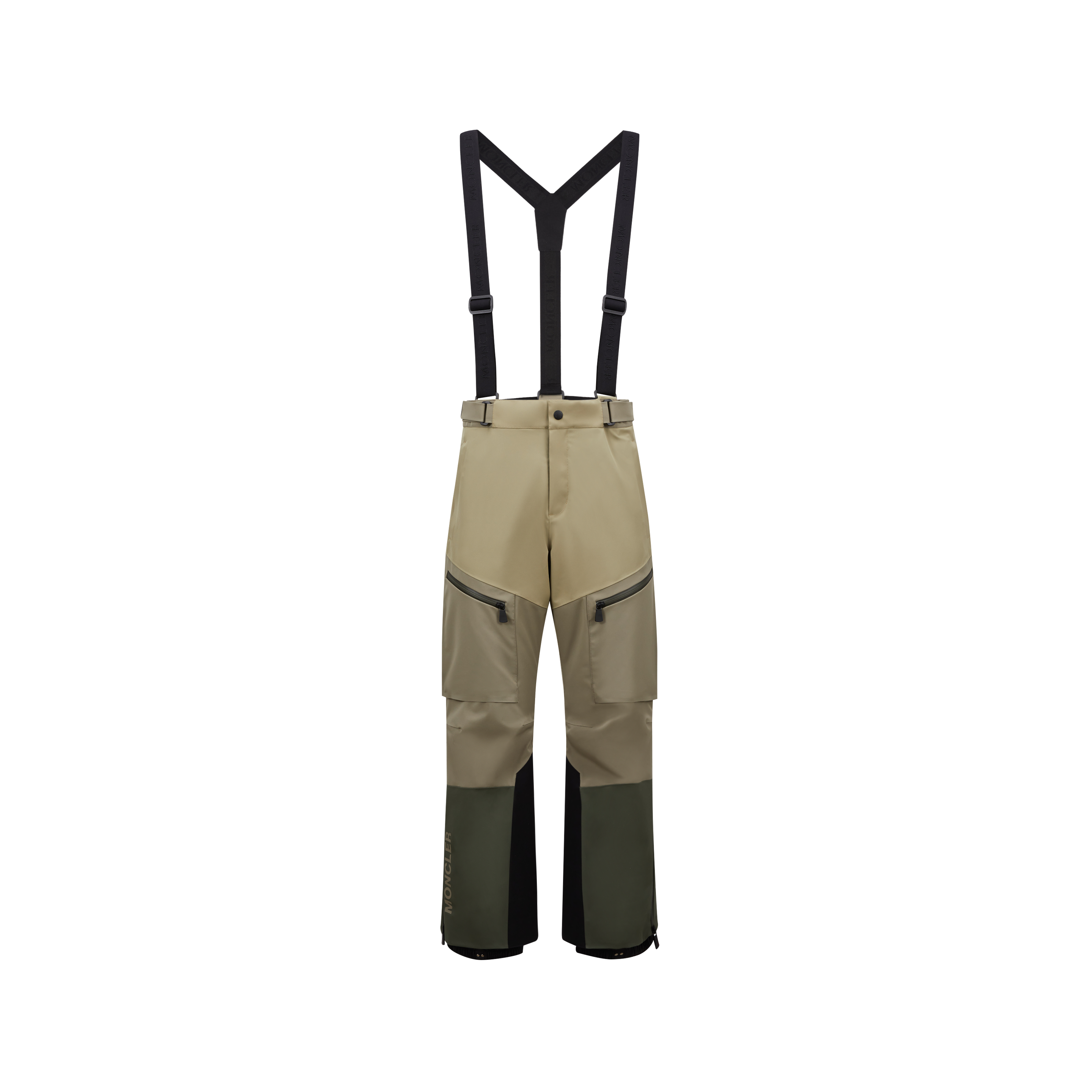 Moncler Pantalon De Ski Matelassé Gore-tex In Gray