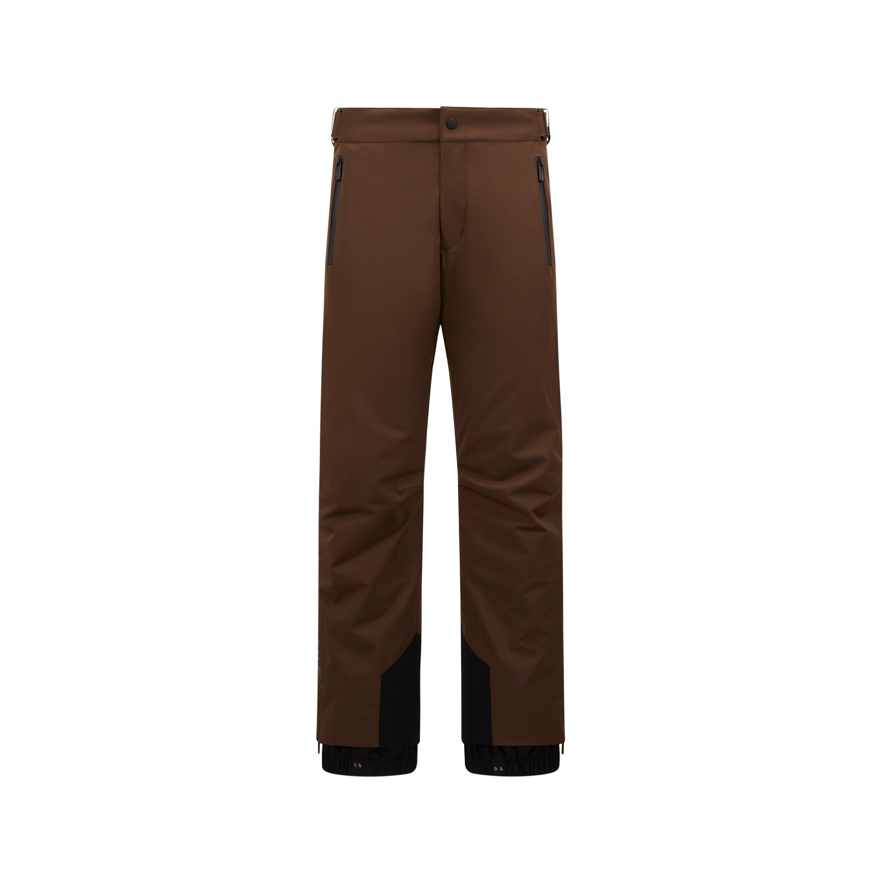 Shop Moncler Pantalon De Ski Matelassé In Marron