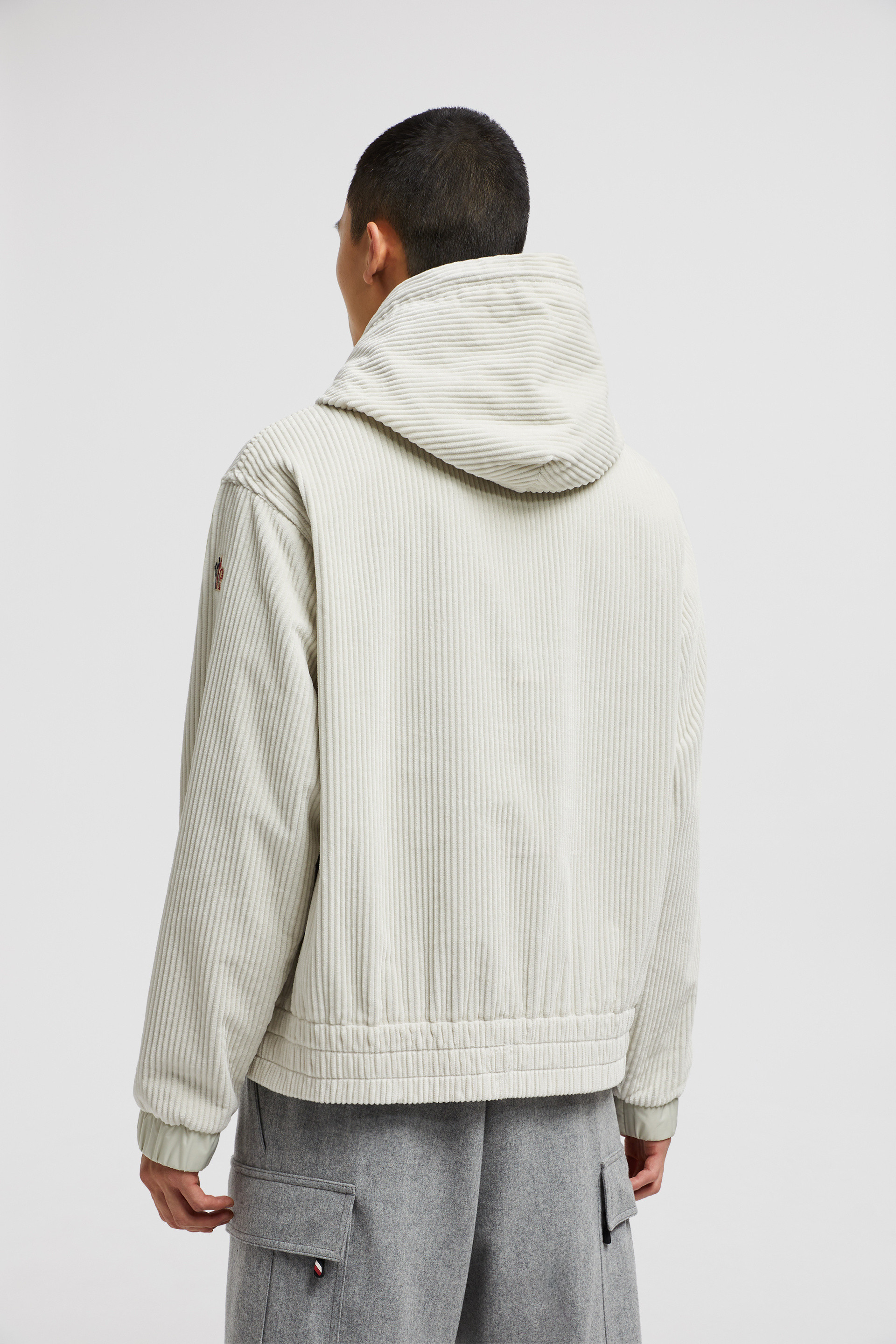 今市隆二 RILY Corduroy Hoodie White