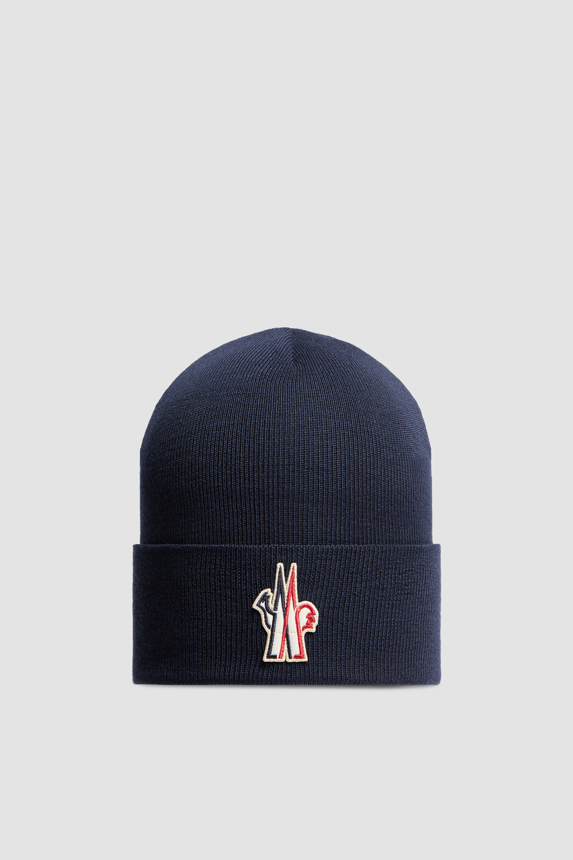 Navy Blue Wool Beanie Hats Beanies for Men Moncler HK