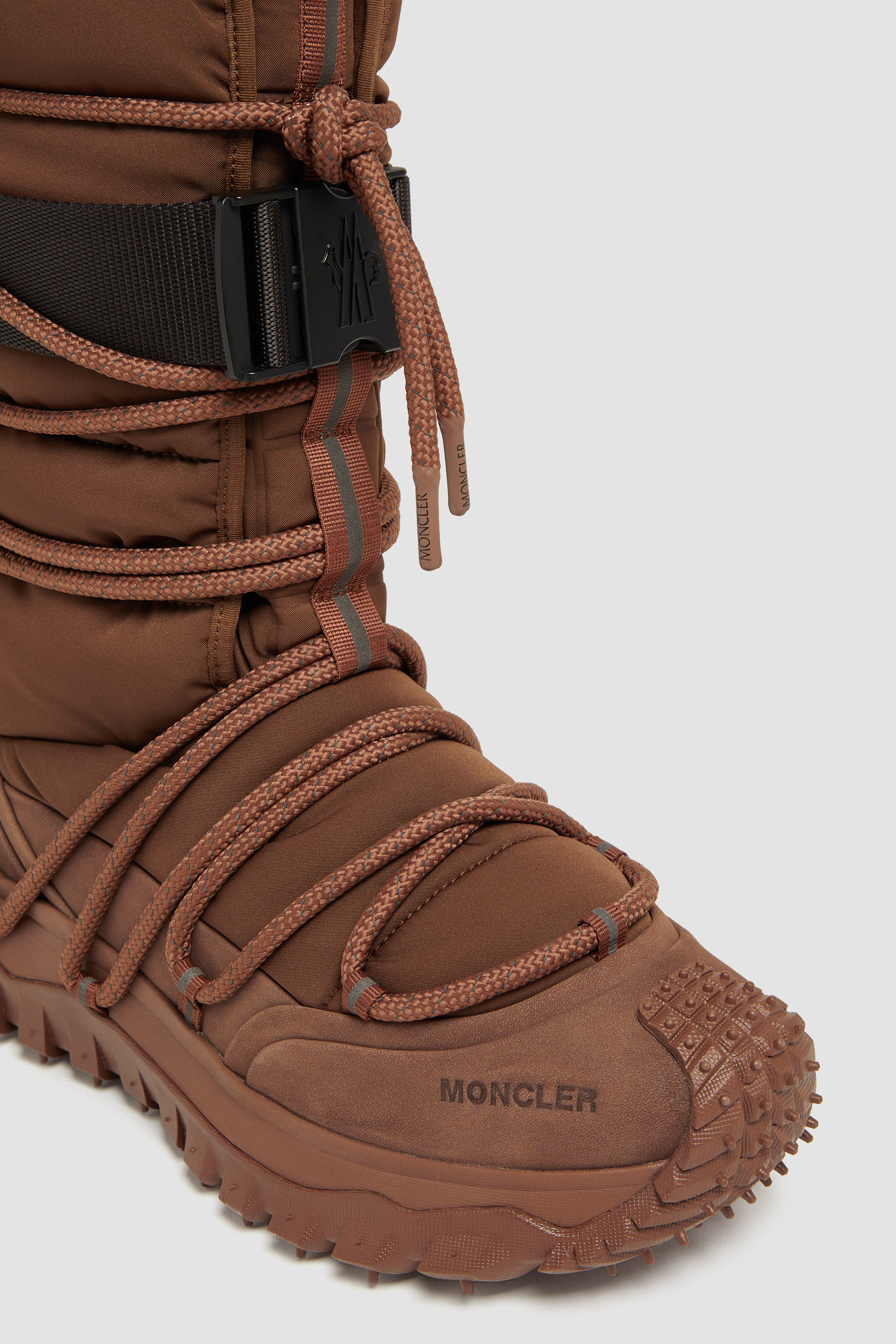 MONCLER SKIBOOTS SKISCHUHE ECHTFELL LEDER BRAUN GR 39 NP:599€ selling