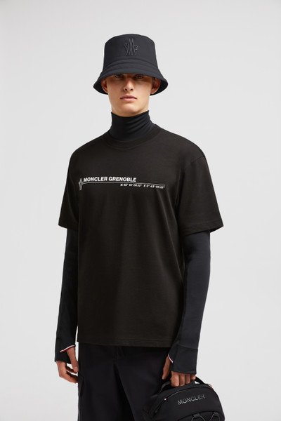 Black Logo Cotton T-Shirt - Polos & T-shirts for Men Black Logo Cotton T-Shirt - Polos & T-shirts for Men