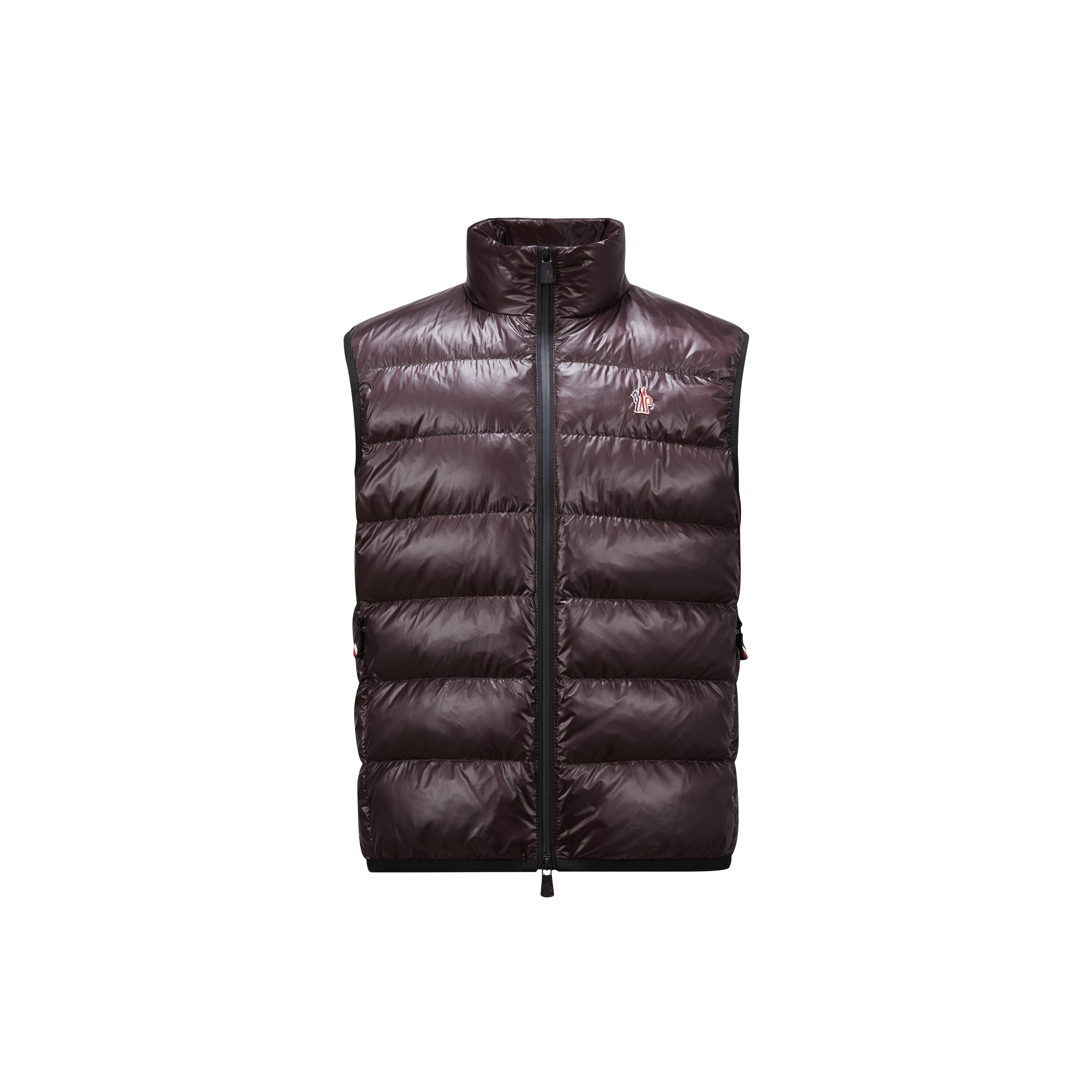 Shop Moncler Doudoune Sans Manches In Brown