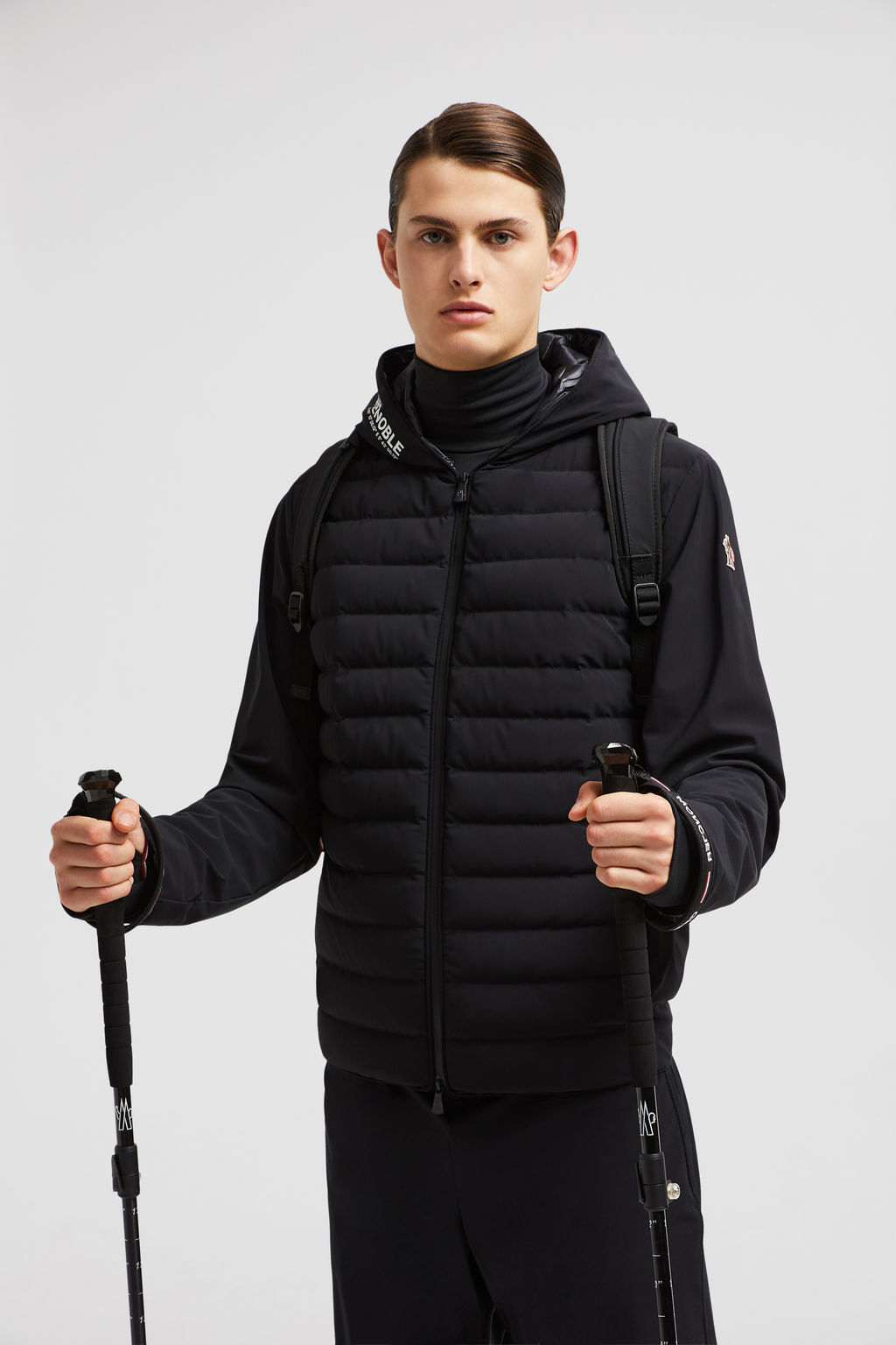 Gilet Femme Bit & Bridle – Noir – Taille S – Zippé Matelassé – équitation