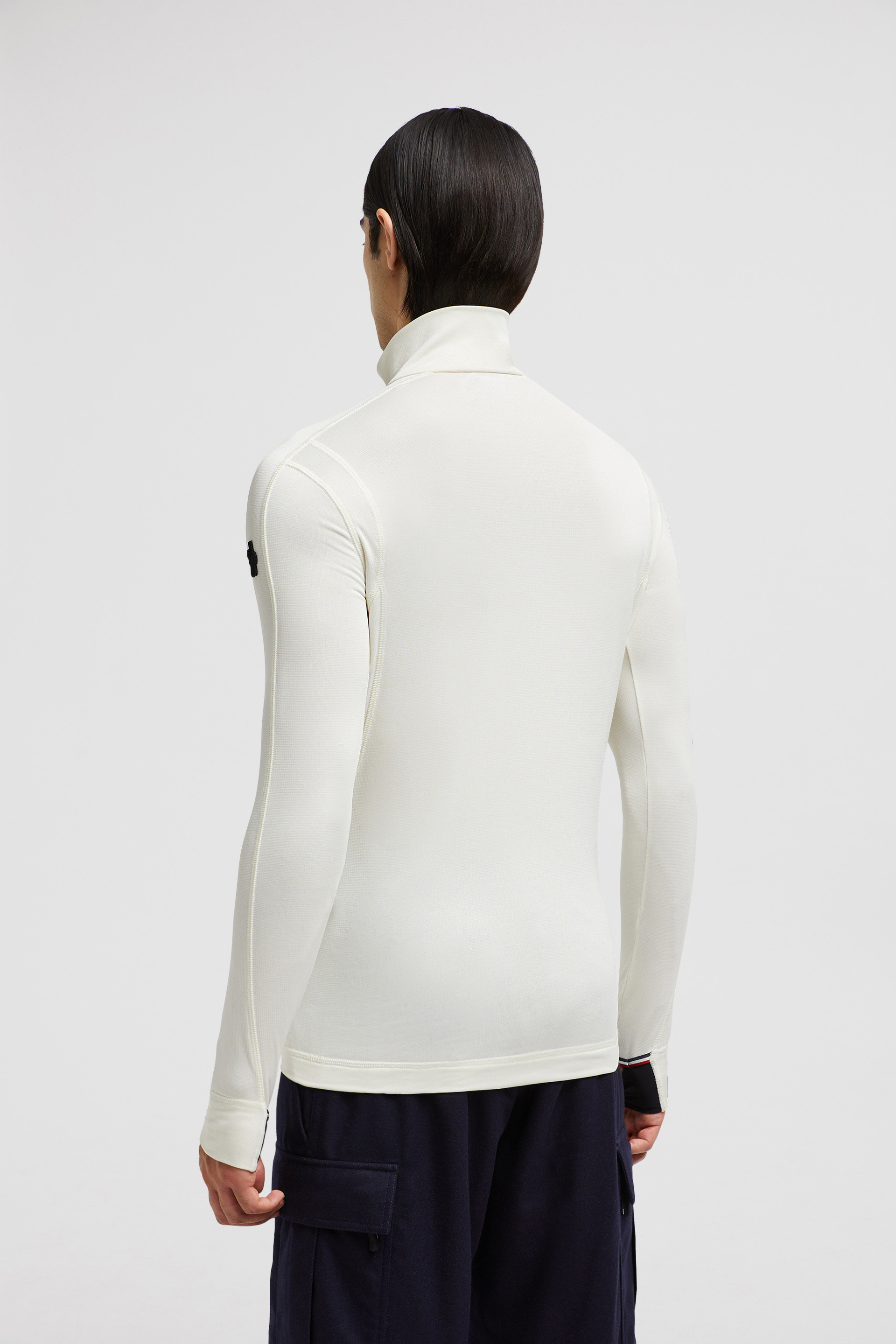 White Polartec® Half Zip Sweatshirt - Sweatshirts for Men | Moncler US