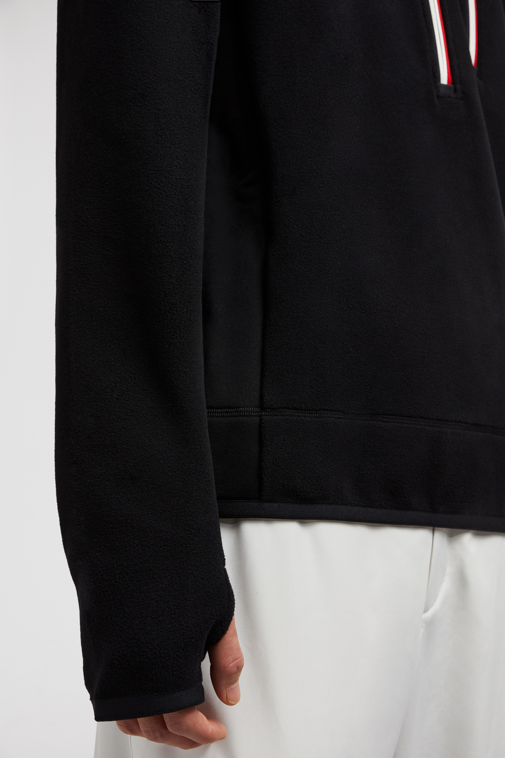Black Half-Zip Sweatshirt - Sweatshirts for Men | Moncler US