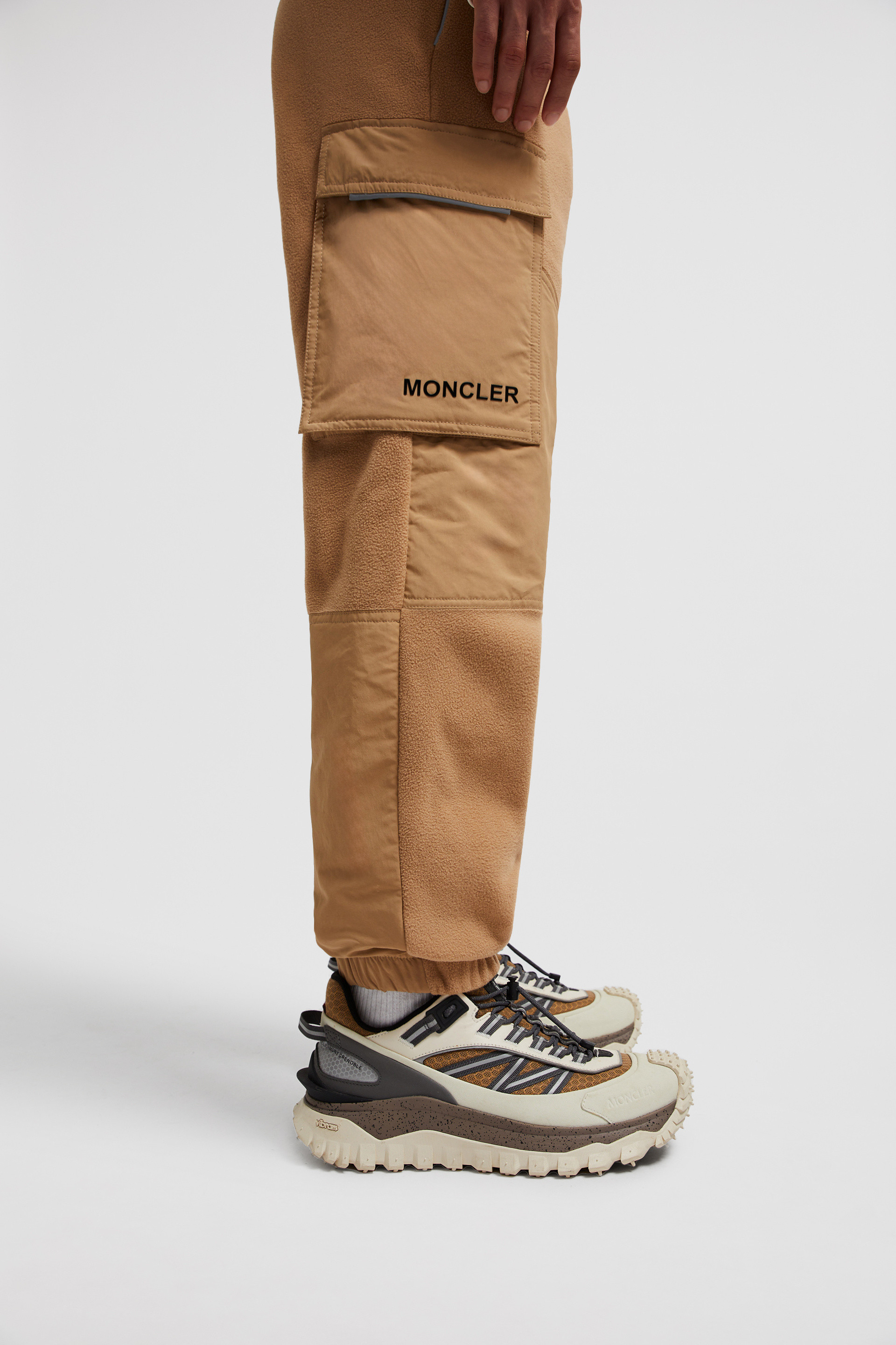 関税込 Moncler POLARTEC TRACK PANTS Beige Polartec® Track Pants - Trousers & Shorts for Men