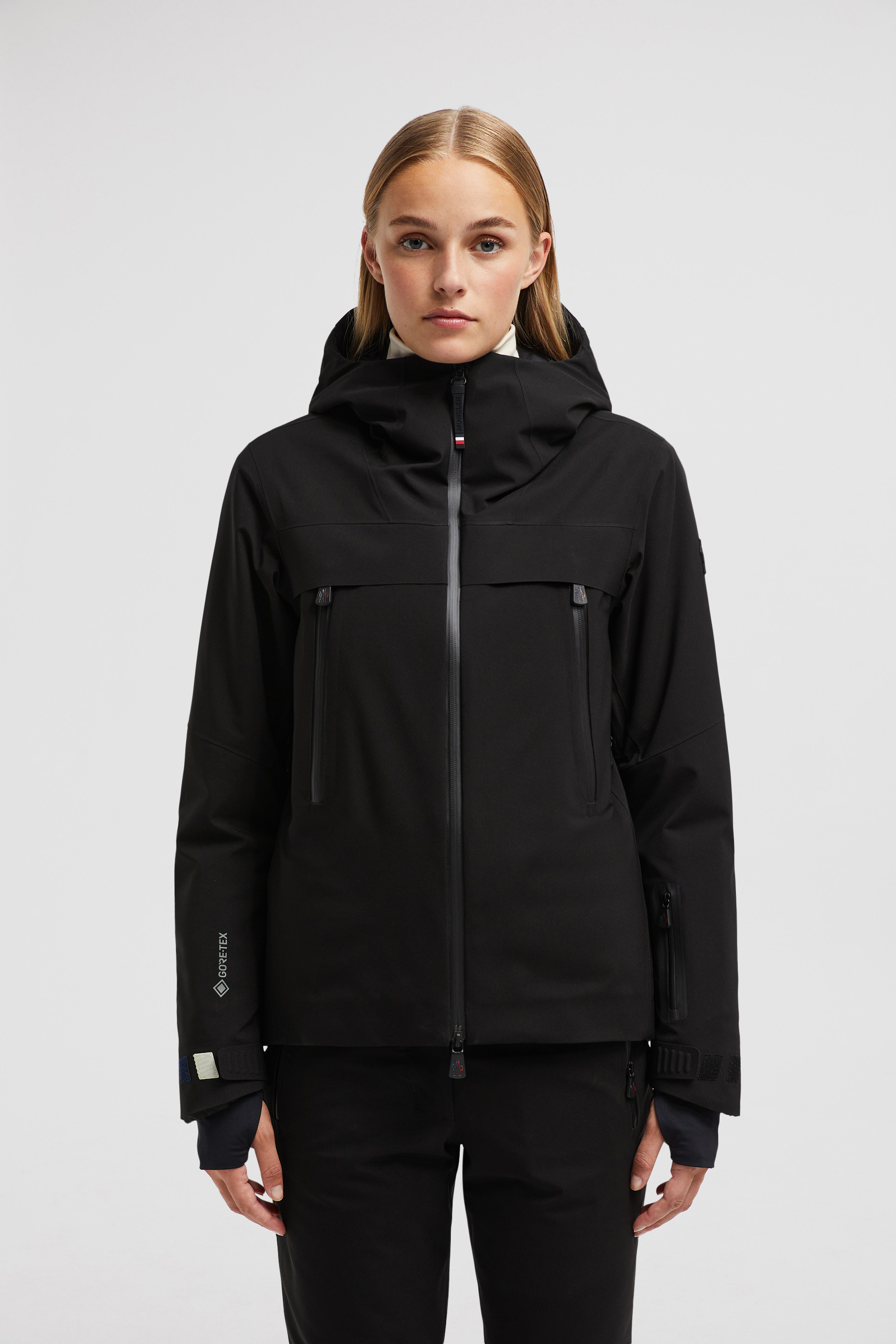 Moncler alpine corrective black jacket women