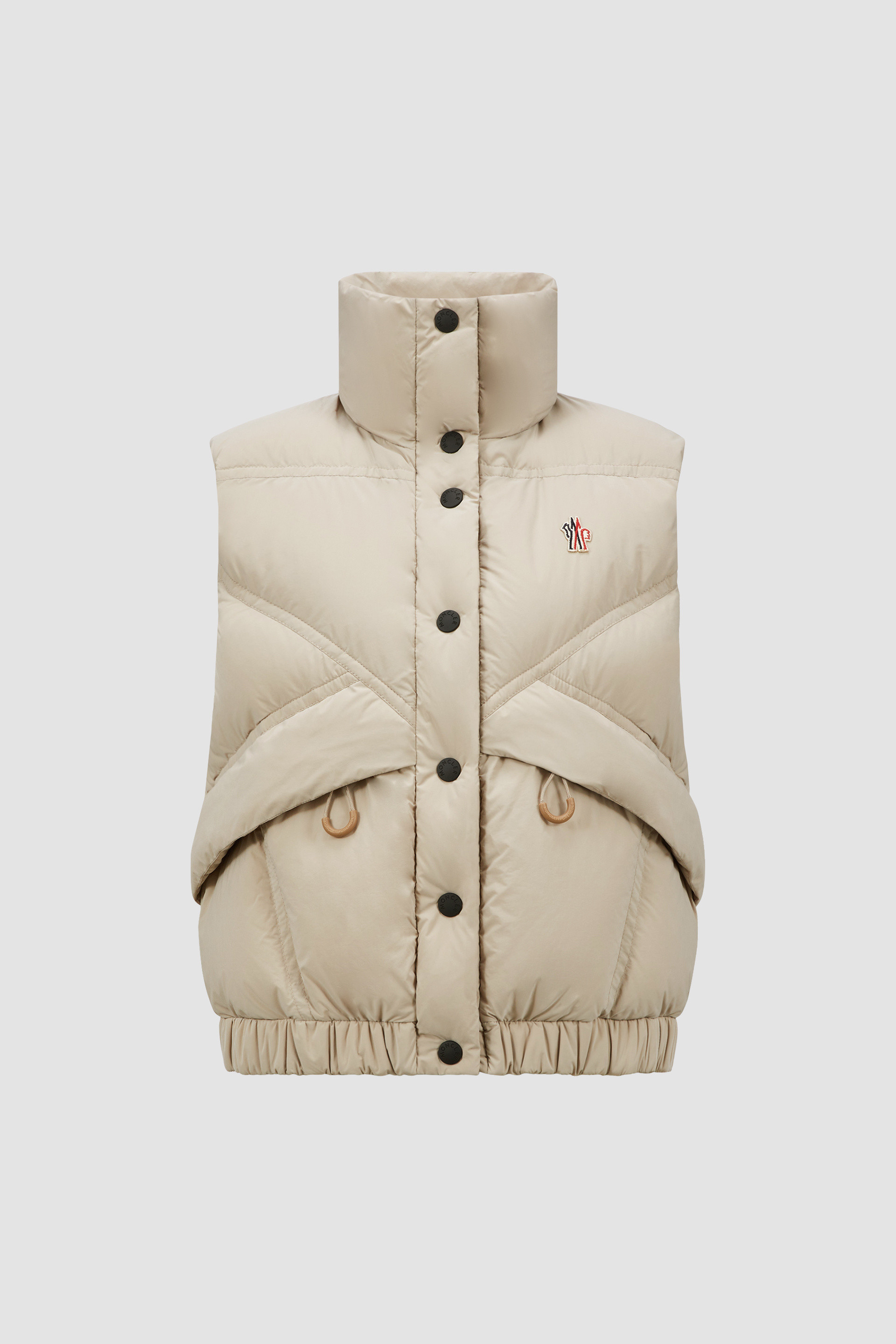 MONCLER モンクレール Marolies Down Gilet ダウンジレ ライトピンク Badiaベスト : ジレ 向けの レディース | モンクレール