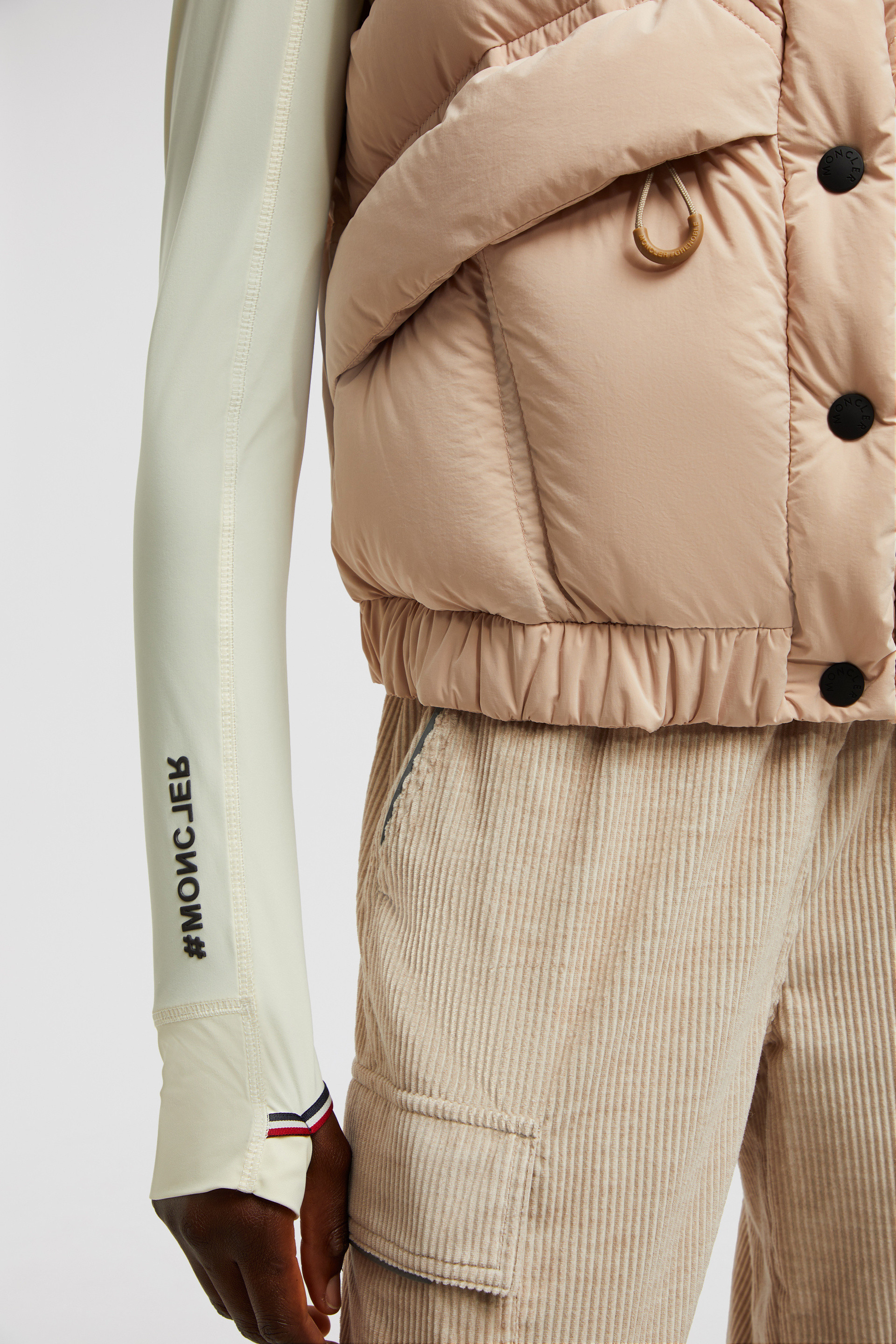 Light Pink Marolies Down Gilet - Vests for Women | Moncler HK