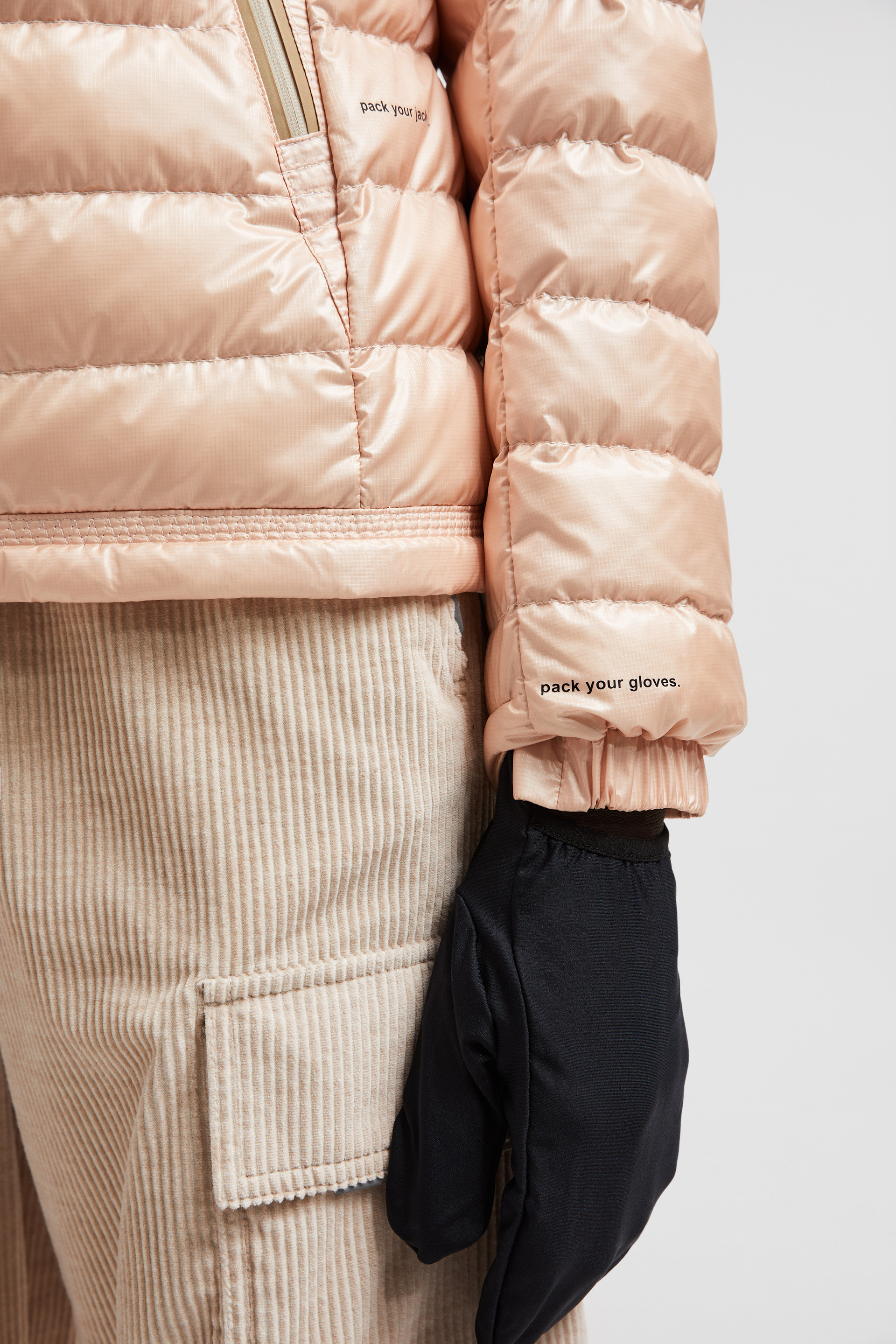【MONCLER】Light Pink☆Walibi ロゴ Short ダウンジャケット ライトピンク Walibiショートダウンジャケット : ショートダウン