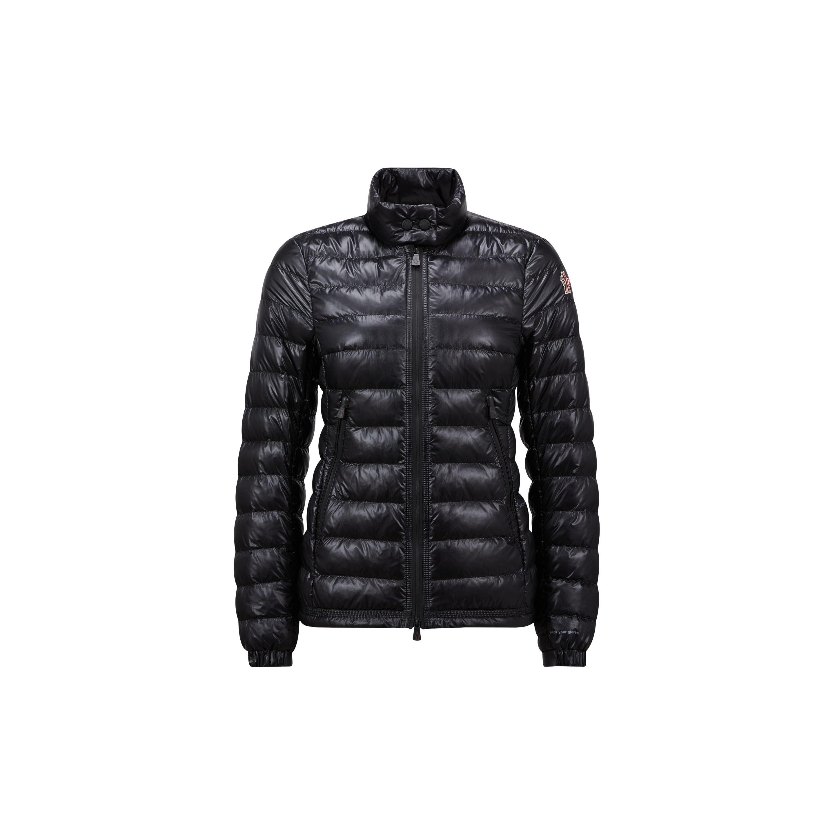 Shop Moncler Doudoune Courte Walibi In Black