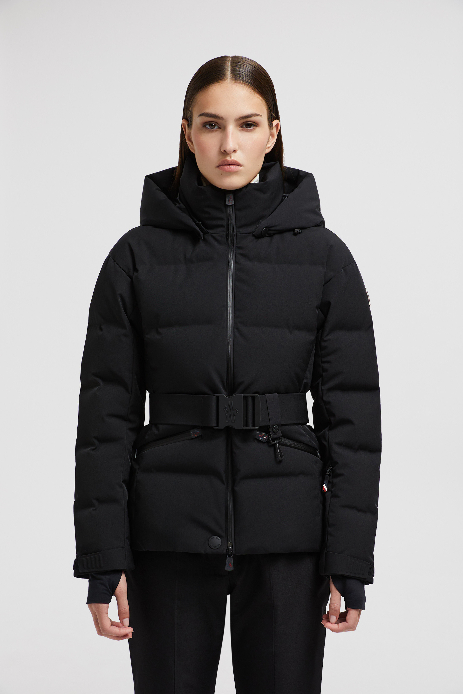 Black Tolima Ski Down Jacket - Short Down Jackets for Women | Moncler HK