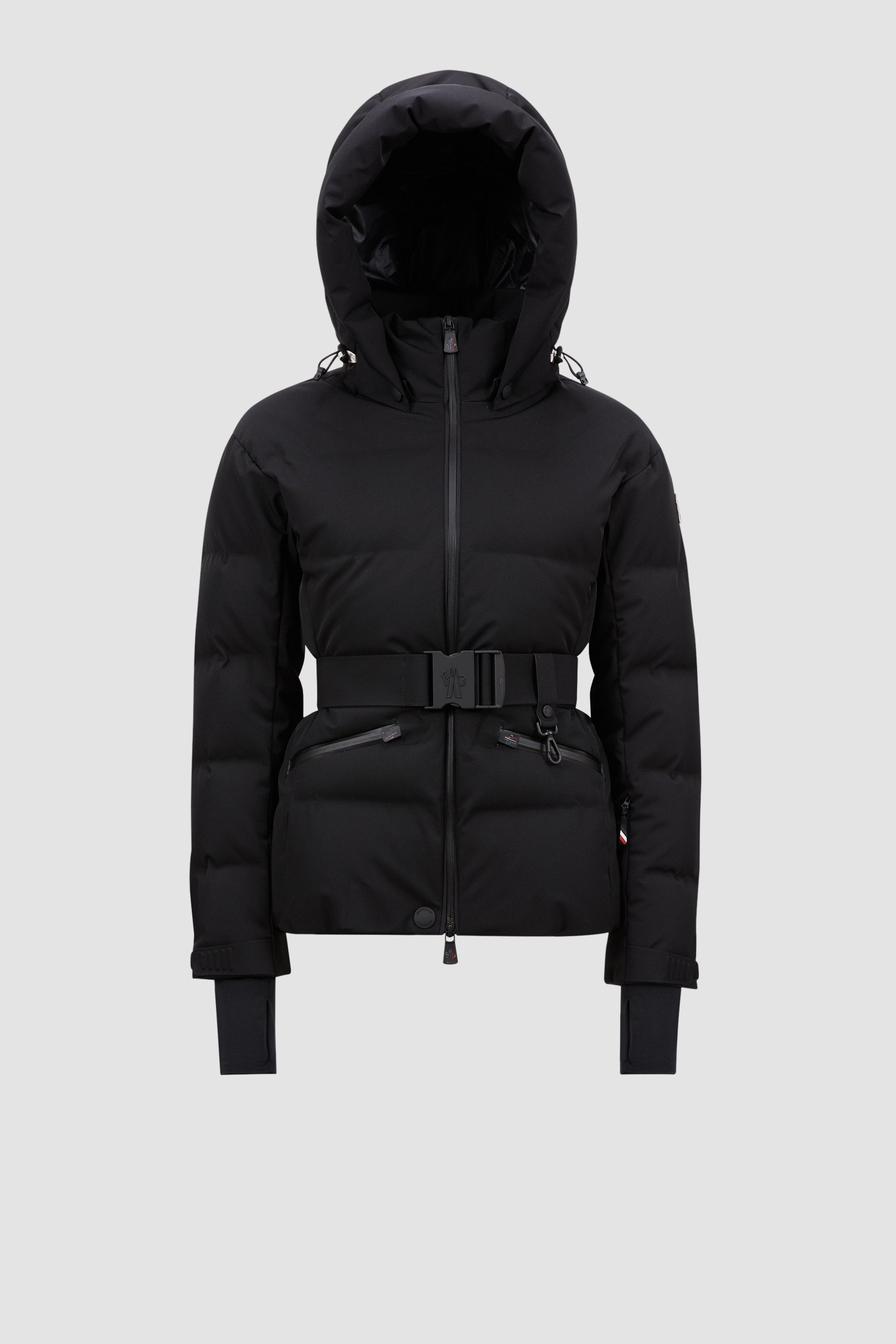 Black Tolima Ski Down Jacket Short Down Jackets for Women Moncler BE