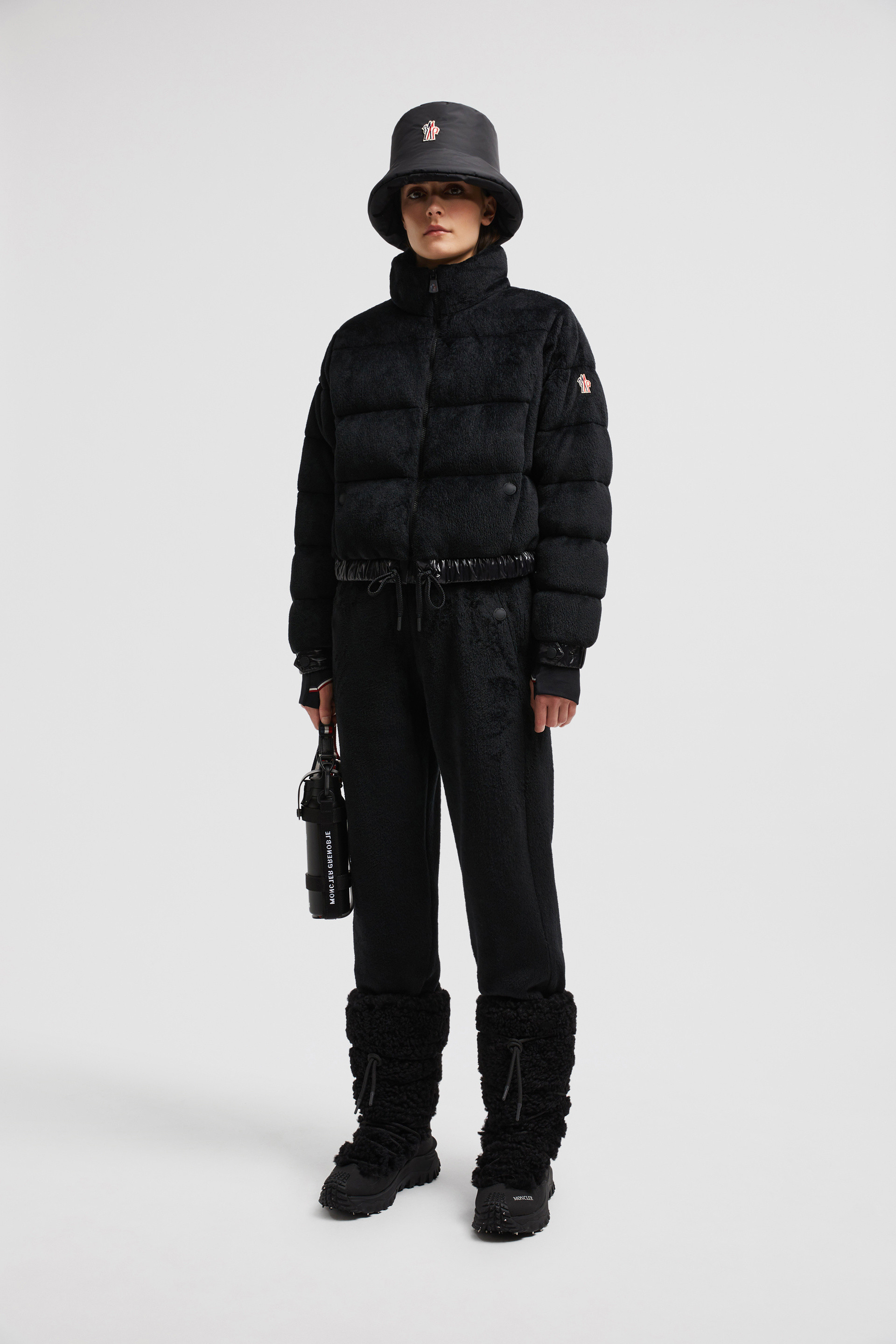 Black Ayse Polartec® Short Down Jacket - Short Down Jackets Black Ayse Polartec® Short Down Jacket - Short Down Jackets
