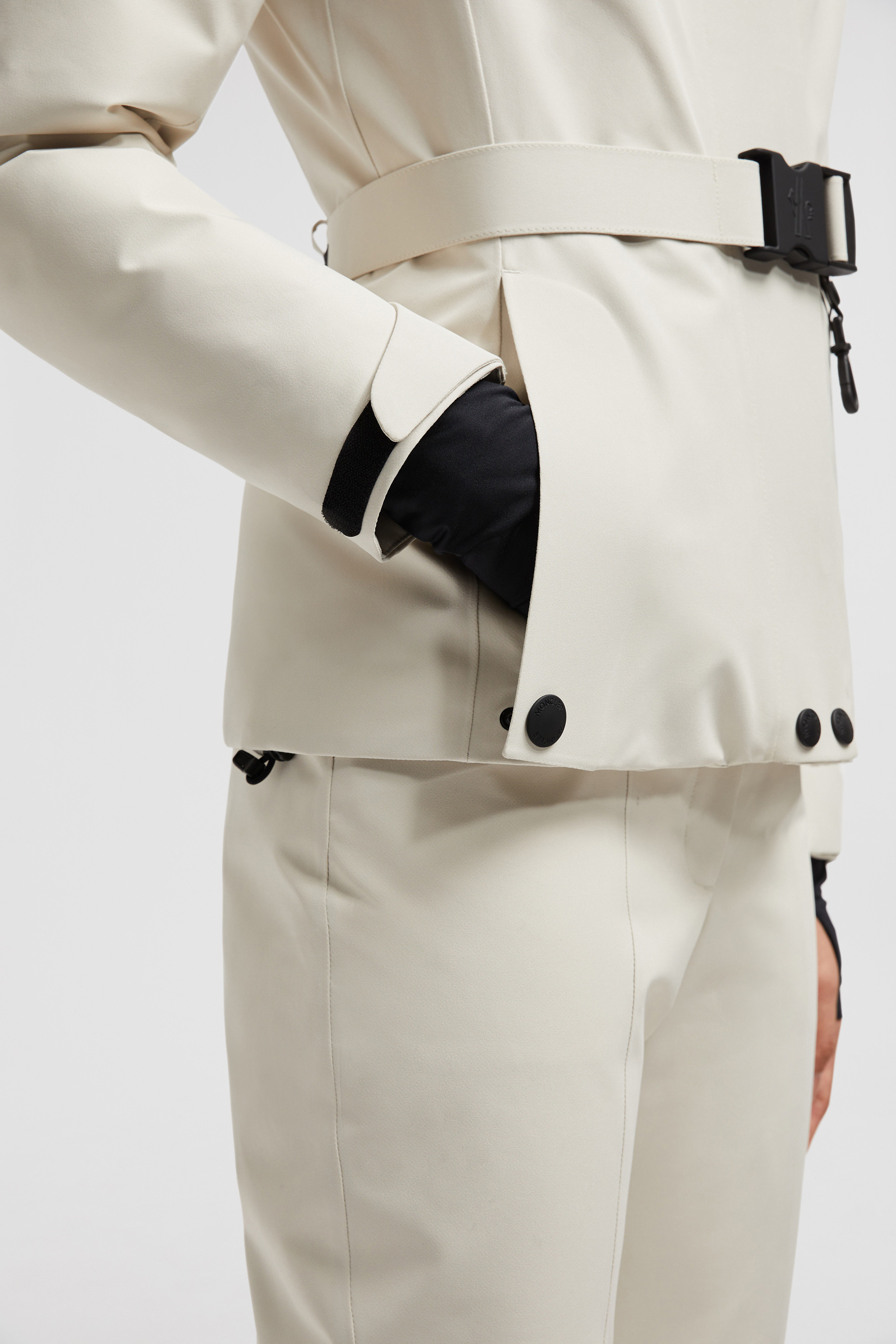 White Ivory Laplance GORE-TEX Shearling-Trimmed Ski Jacket