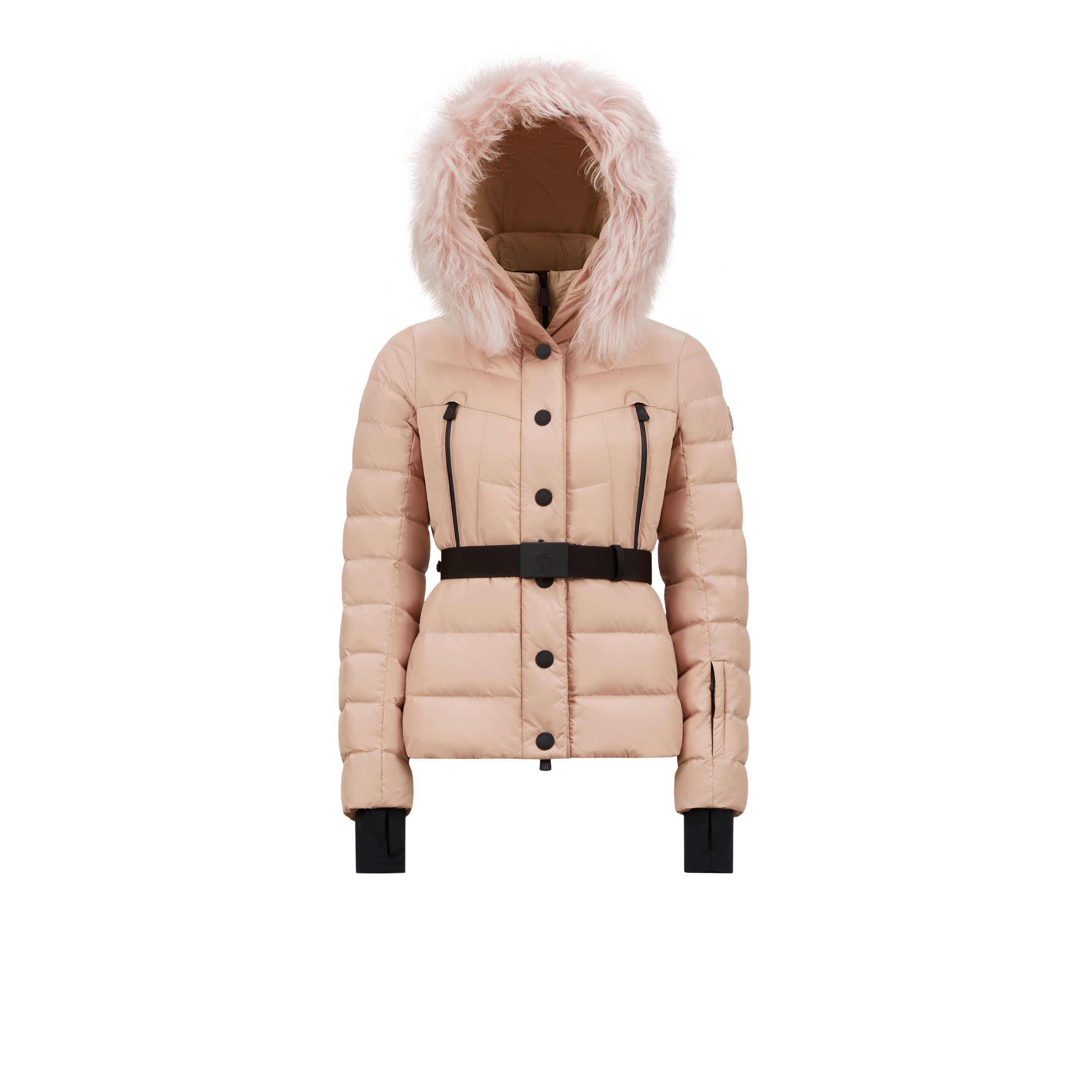 MONCLER GRENOBLE Beverley Hooded Down Ski Jacket, Women, Pink, Size: 2