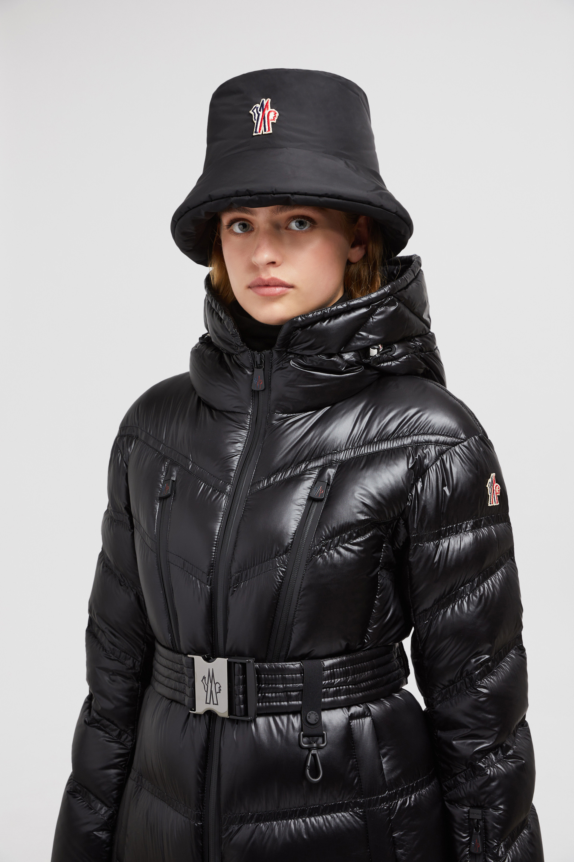 ダウンジャケット・コート MONCLER GRENOBLE WOMEN Bernis Ski Down Jacket Black Black Bernis Down Ski Jacket - Short Down Jackets for Women