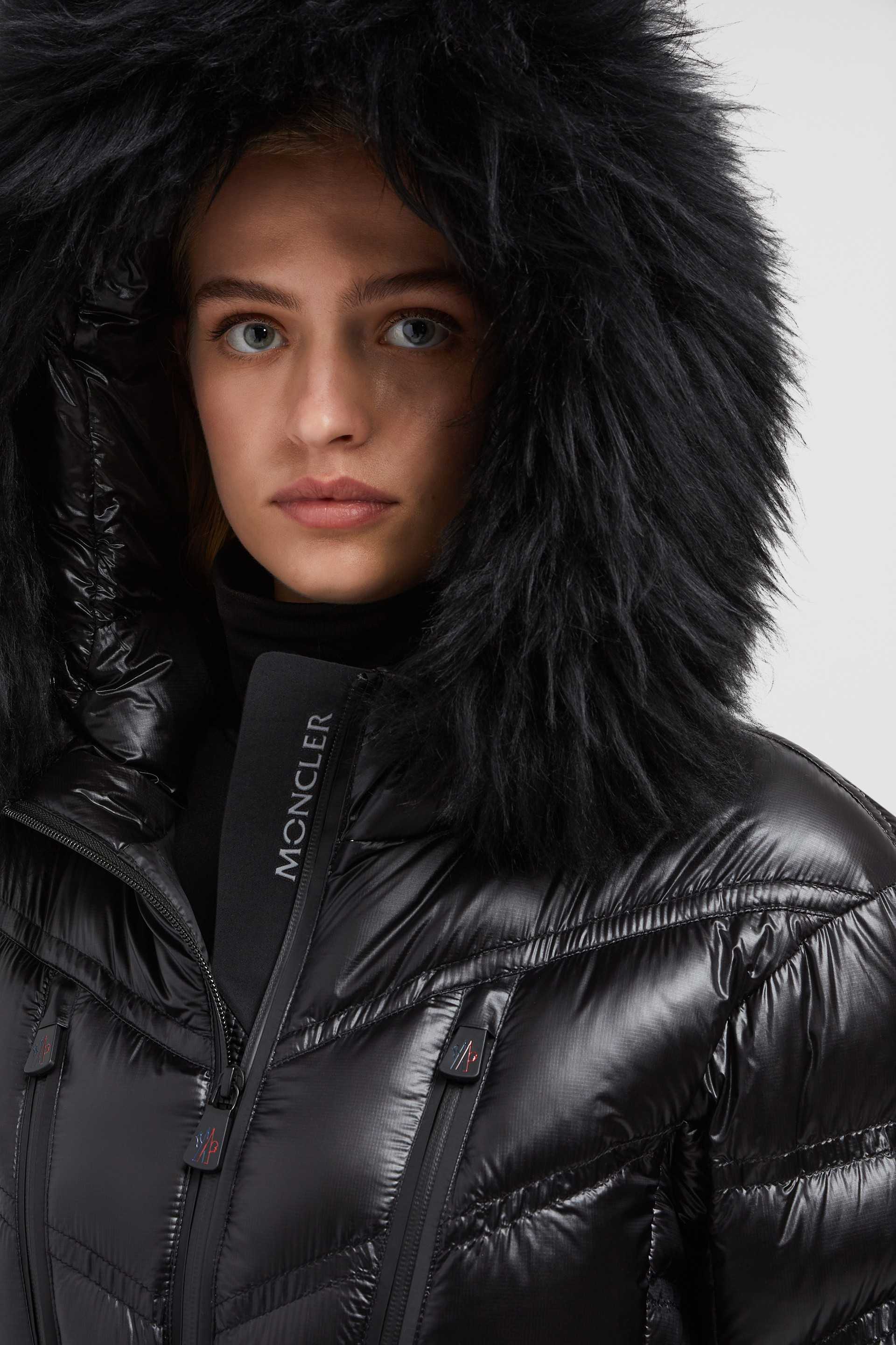 ダウンジャケット・コート MONCLER GRENOBLE WOMEN Bernis Ski Down Jacket Black Black Bernis Down Ski Jacket - Short Down Jackets for Women