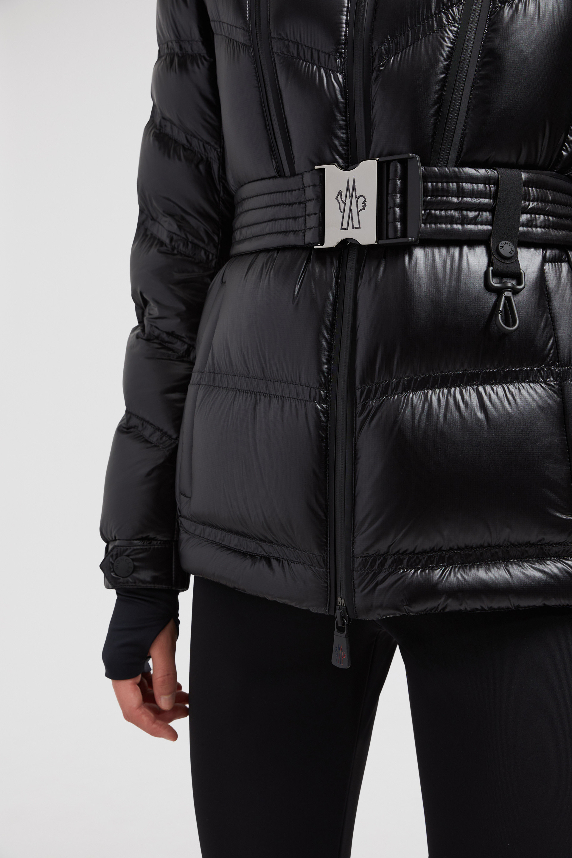 【MONCLER】Bernisダウンスキージャケット Black Bernis Down Ski Jacket - Short Down Jackets for Women