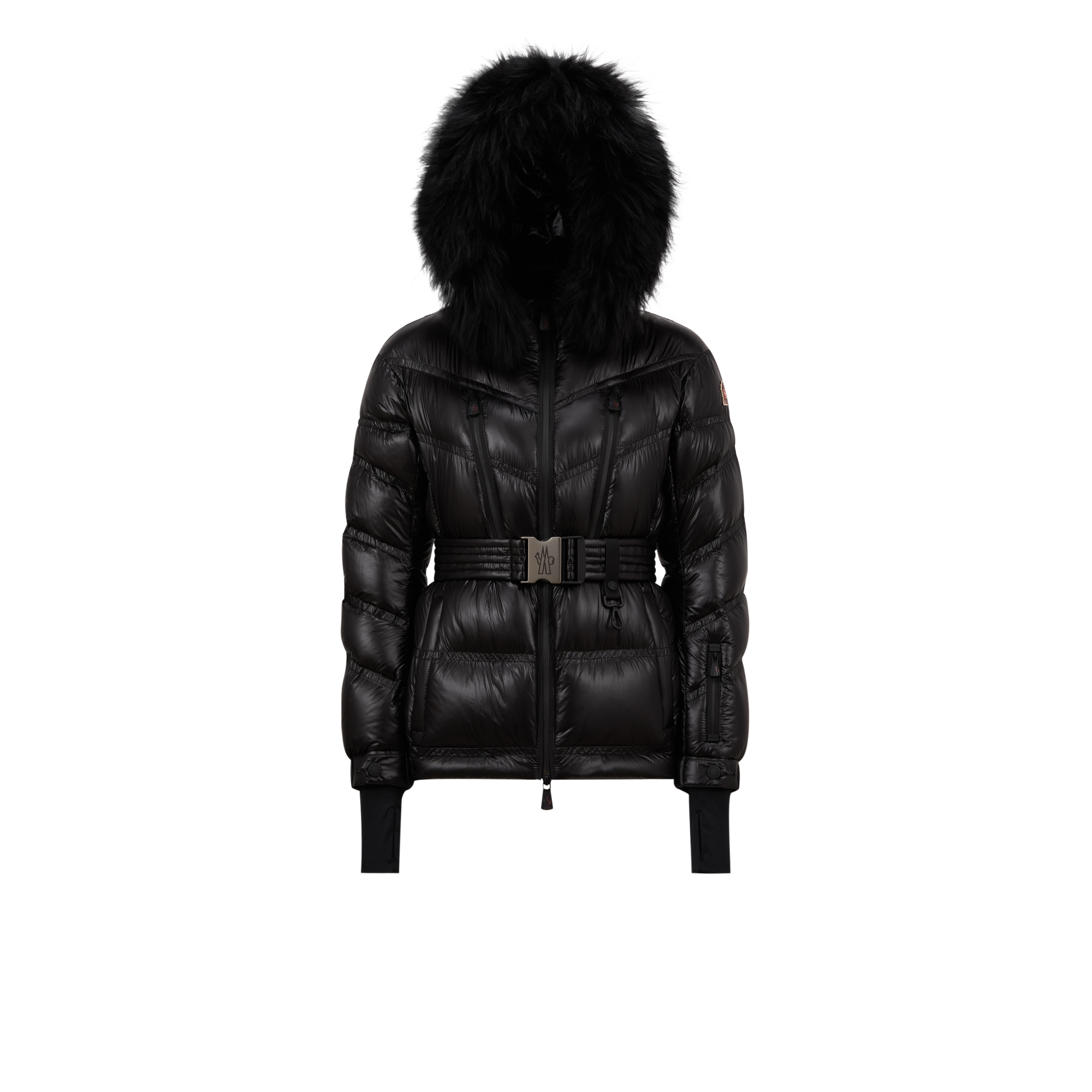 Moncler Veste De Ski Bernis In Gold