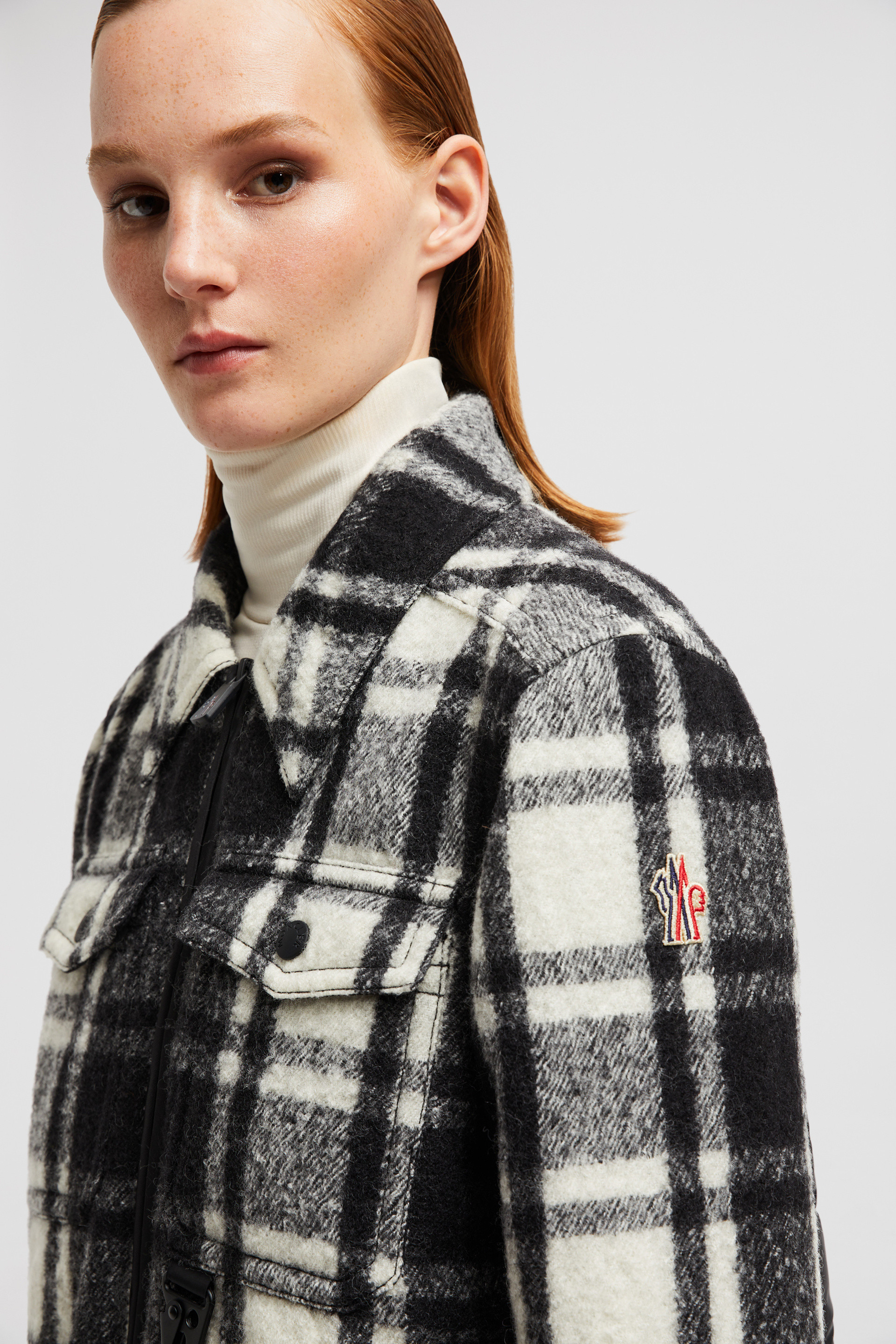 日本未入荷!! MONCLER Veste-chemise Duved en laine ジャケット Veste bi-matière Moncler - Homme – myCompañero