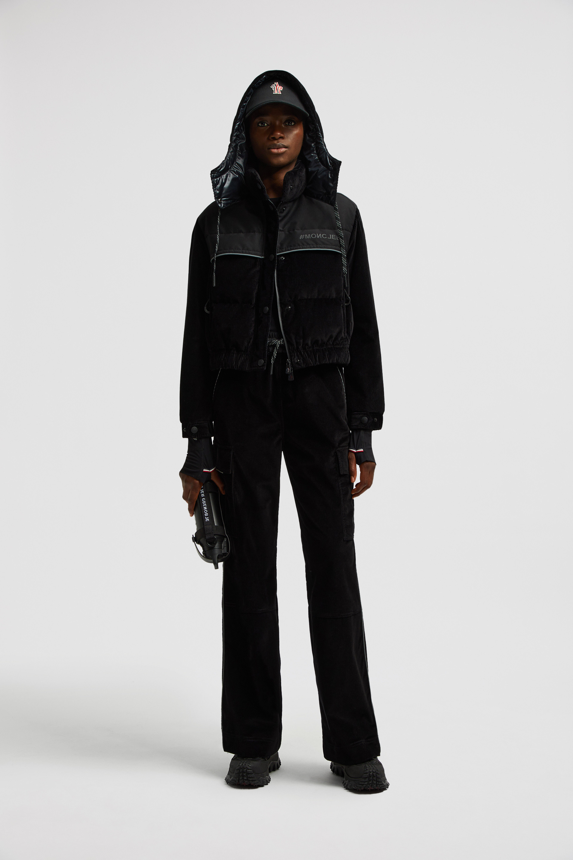 Black Corduroy Jogging Trousers - Trousers & Shorts for
