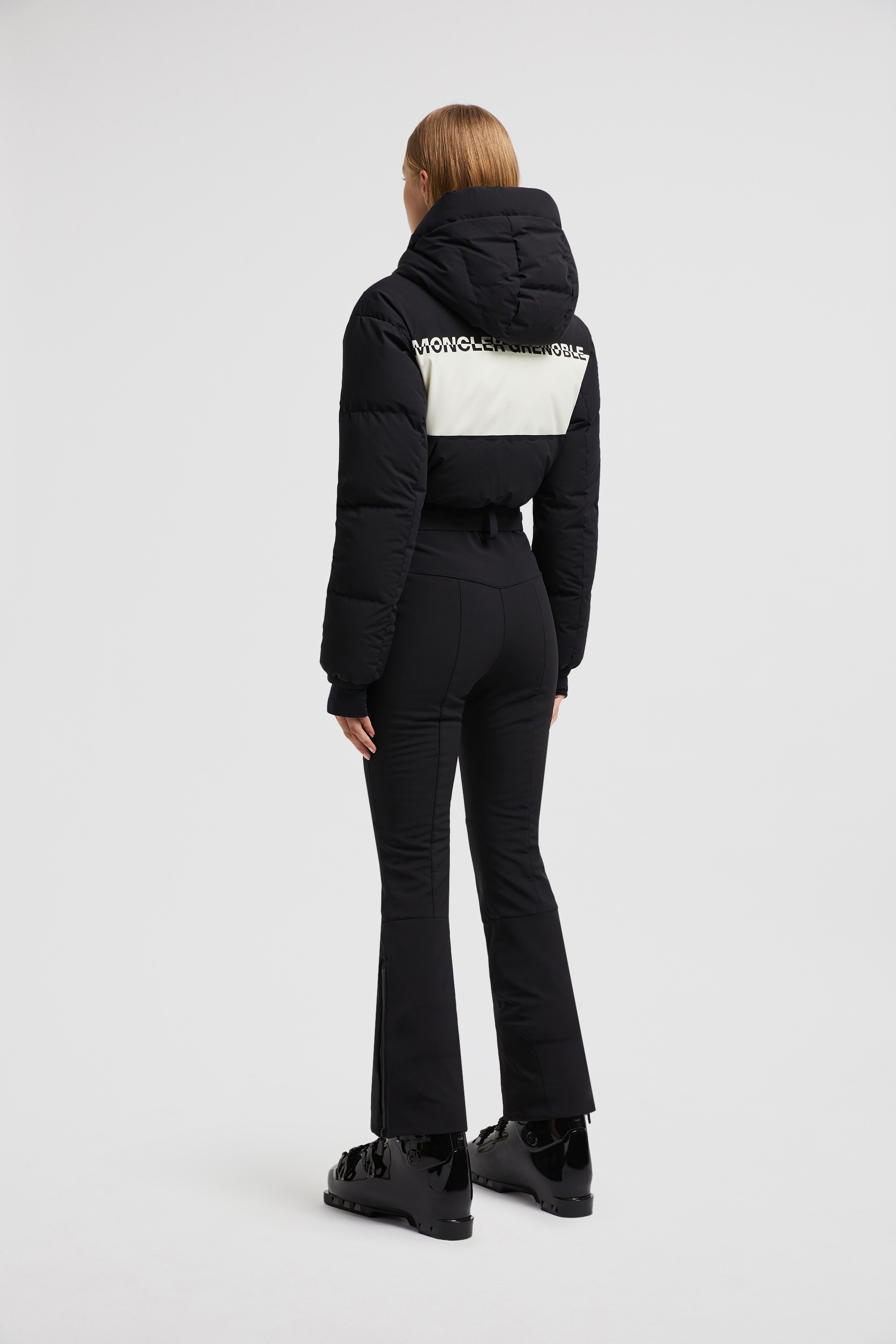 Black & White Down-Filled Ski Suit - Trousers & Shorts for Women | Moncler  NL