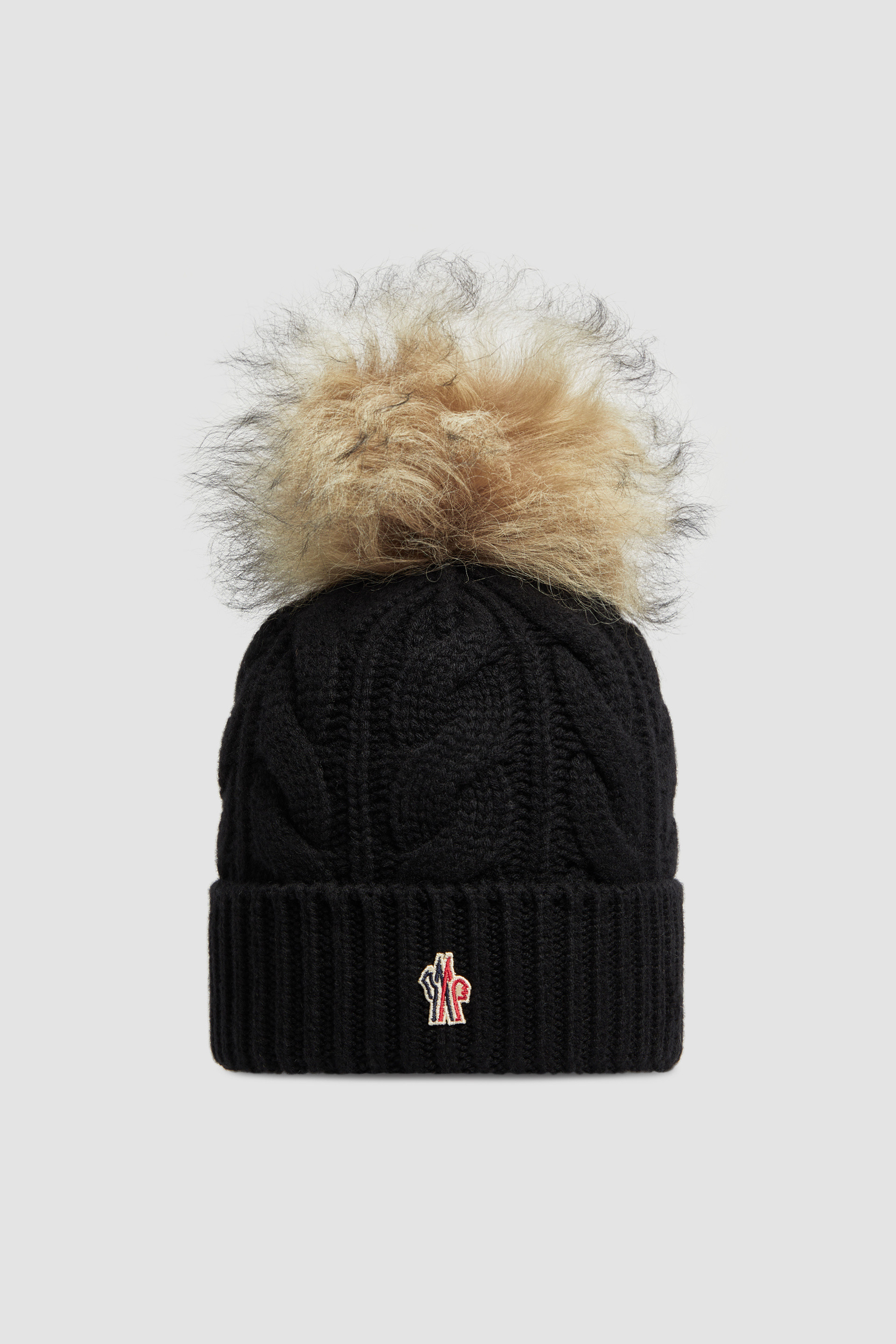 Moncler fashion beanie hat - Black Unisex - cashmere & wool Blend