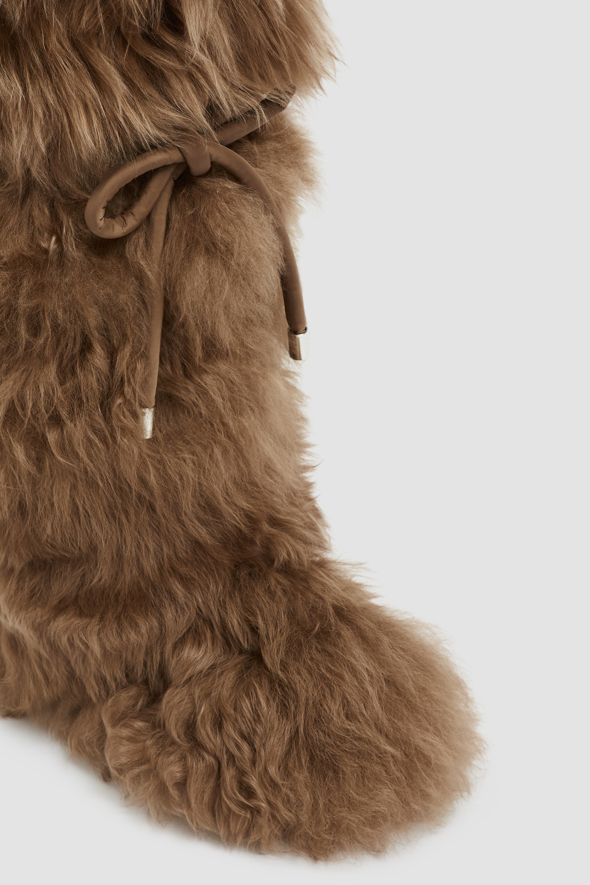 送込モンクレールグルノーブル*GAIA HIGH SHEARLINGロングブーツ Brown Gaia High Shearling Boots - Boots for Women | Moncler CZ