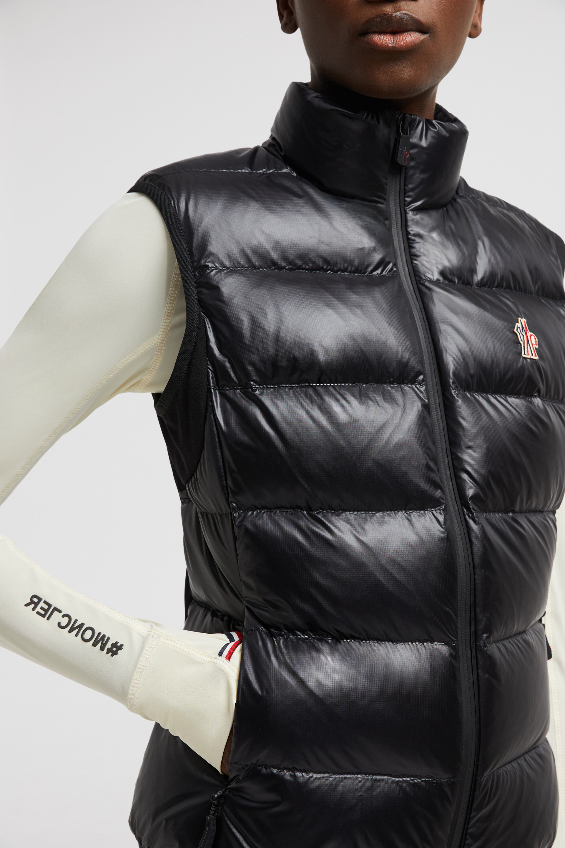 Doudoune sans manches Noir Doudounes sans Manches Femme Moncler FR