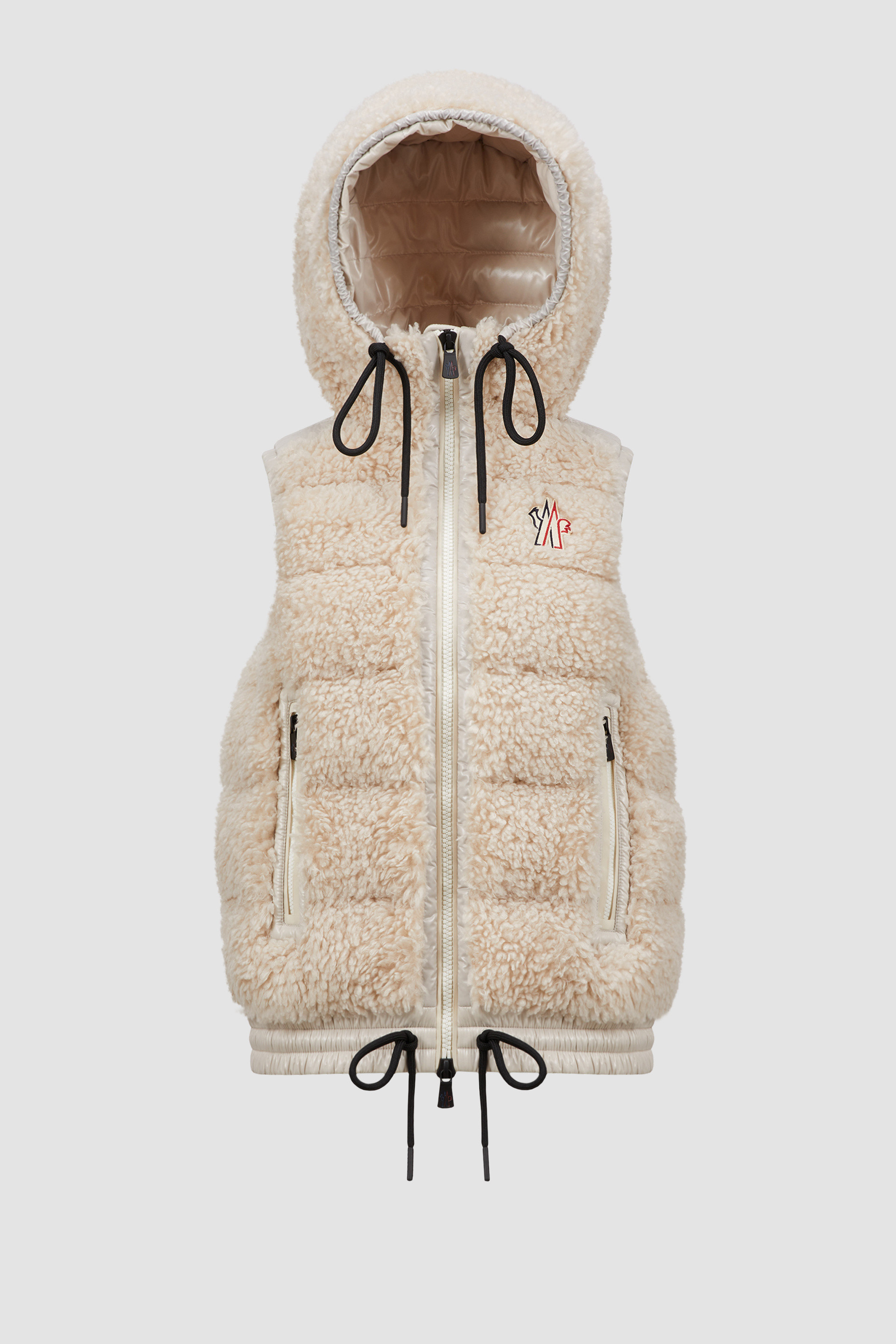 Moncler fur vest best sale