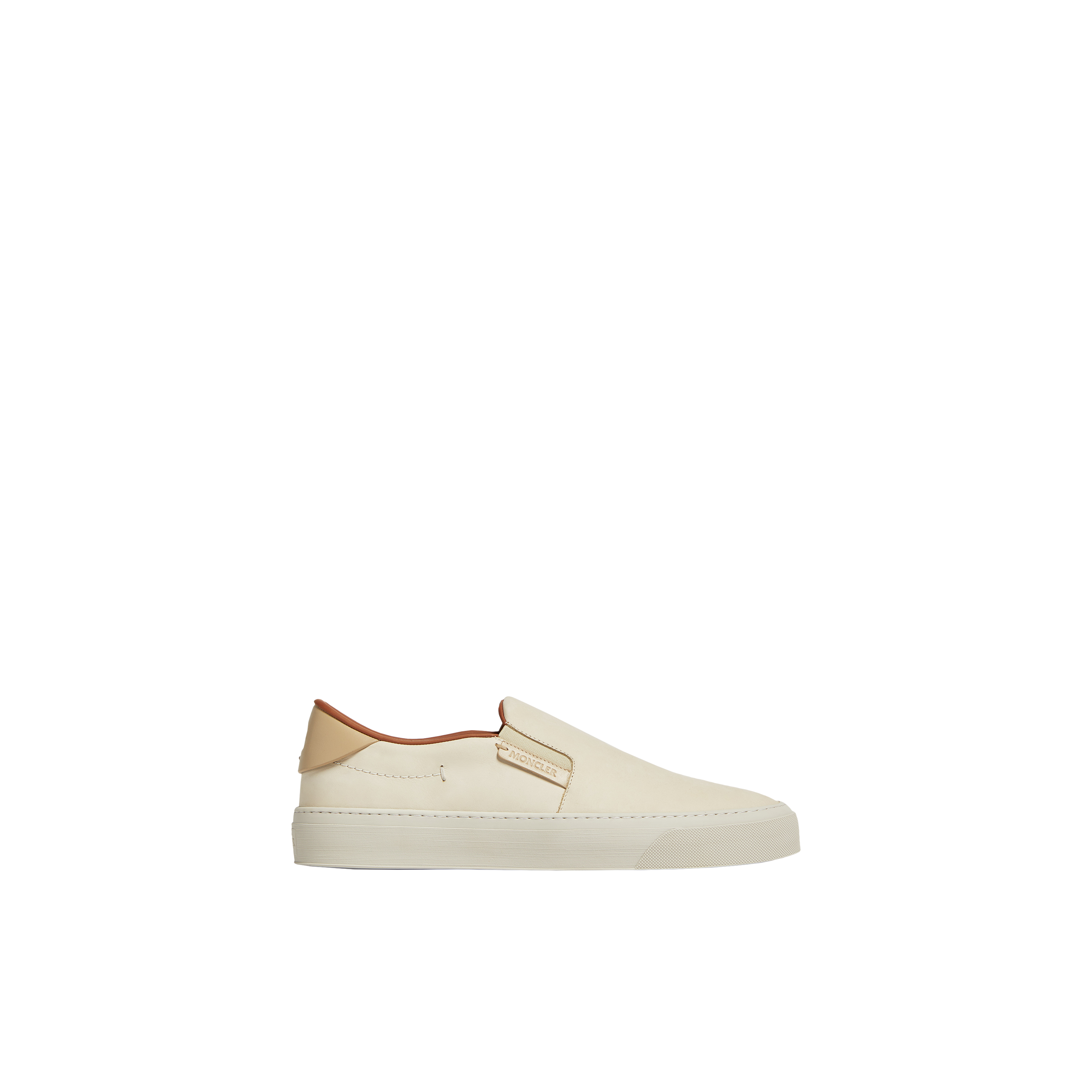 Shop Moncler Collection Sneakers Monclub In Beige