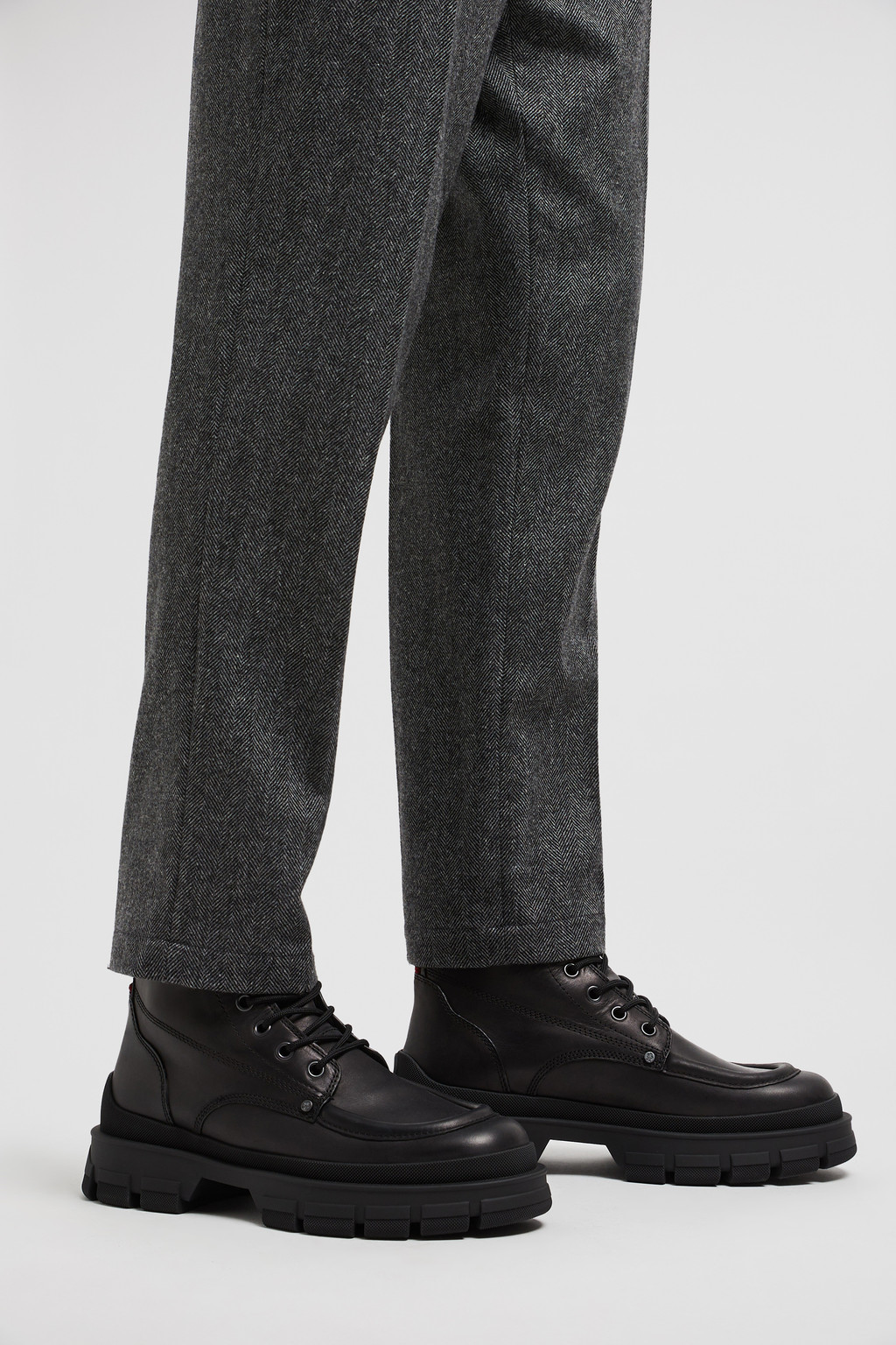 Bottes à Lacets Manhattn En Cuir Et Suède Beige - Pointure 6.5 - Occasion, Bon état Général